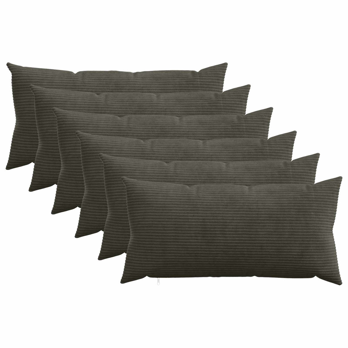 Housse De Coussin 2 Pcs Heerlen Vert Gris