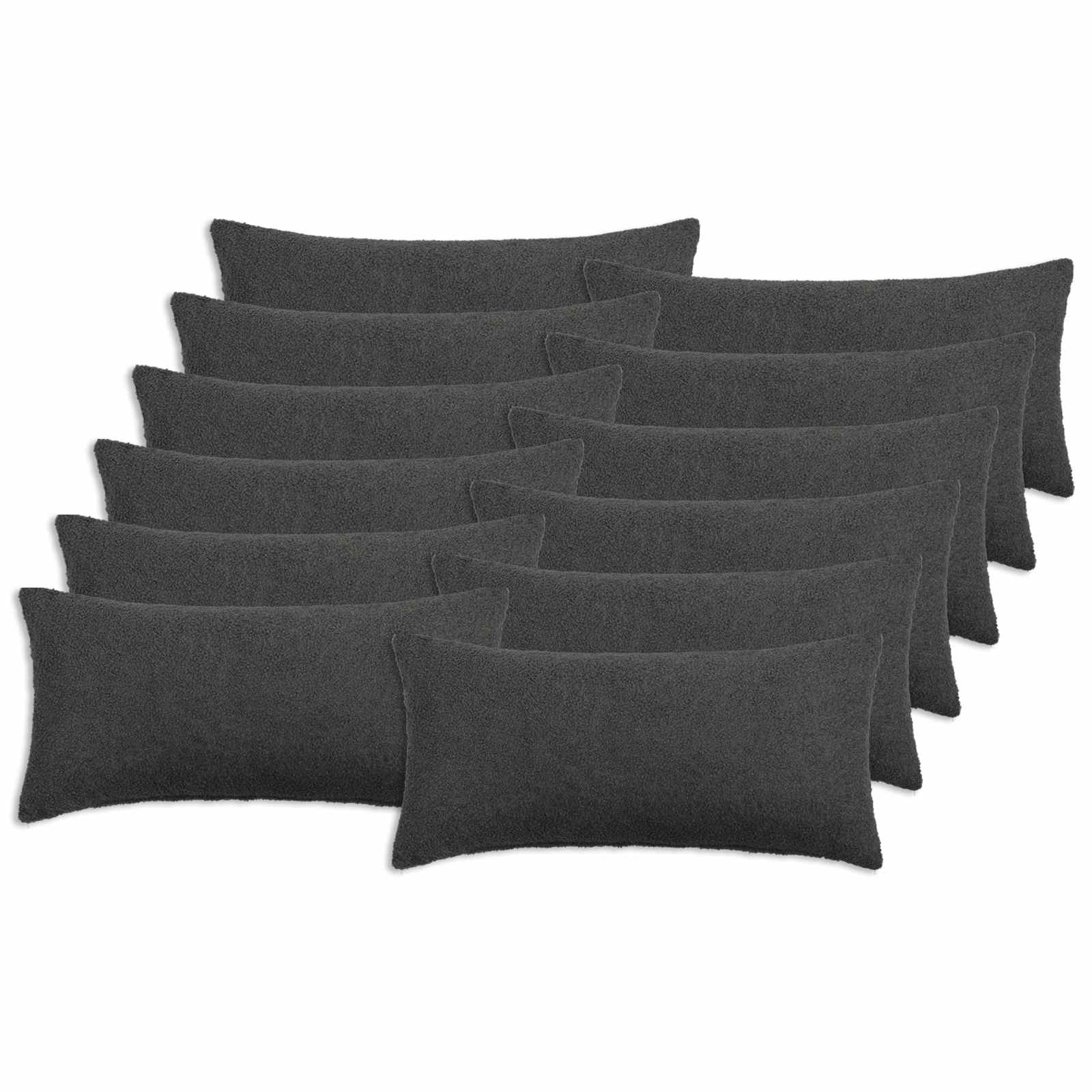 Housse De Coussin 2 Pcs Heerlen Bouclé