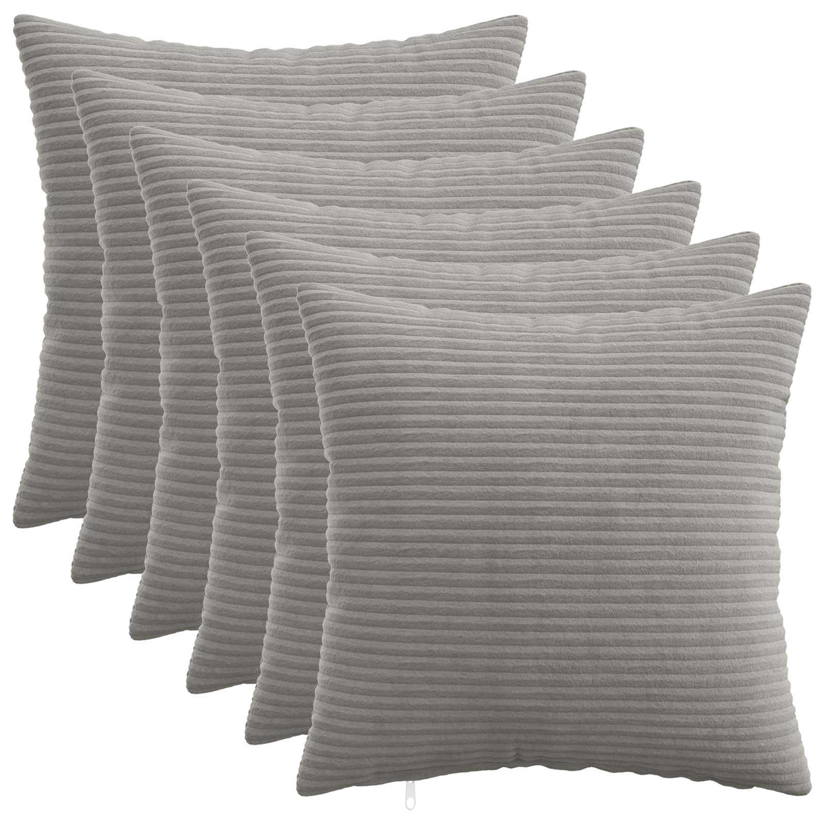 Housse De Coussin 2 Pcs Heerlen Vert Gris