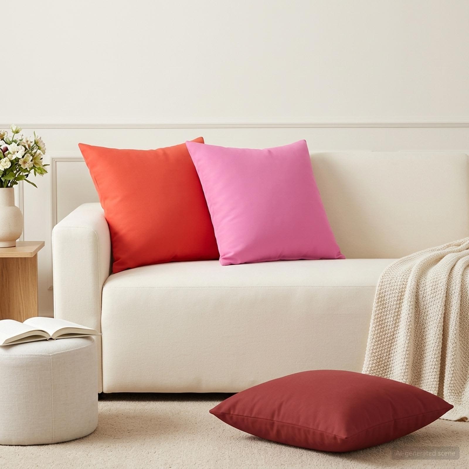Housse De Coussin 6 Pcs Heerlen Polyester