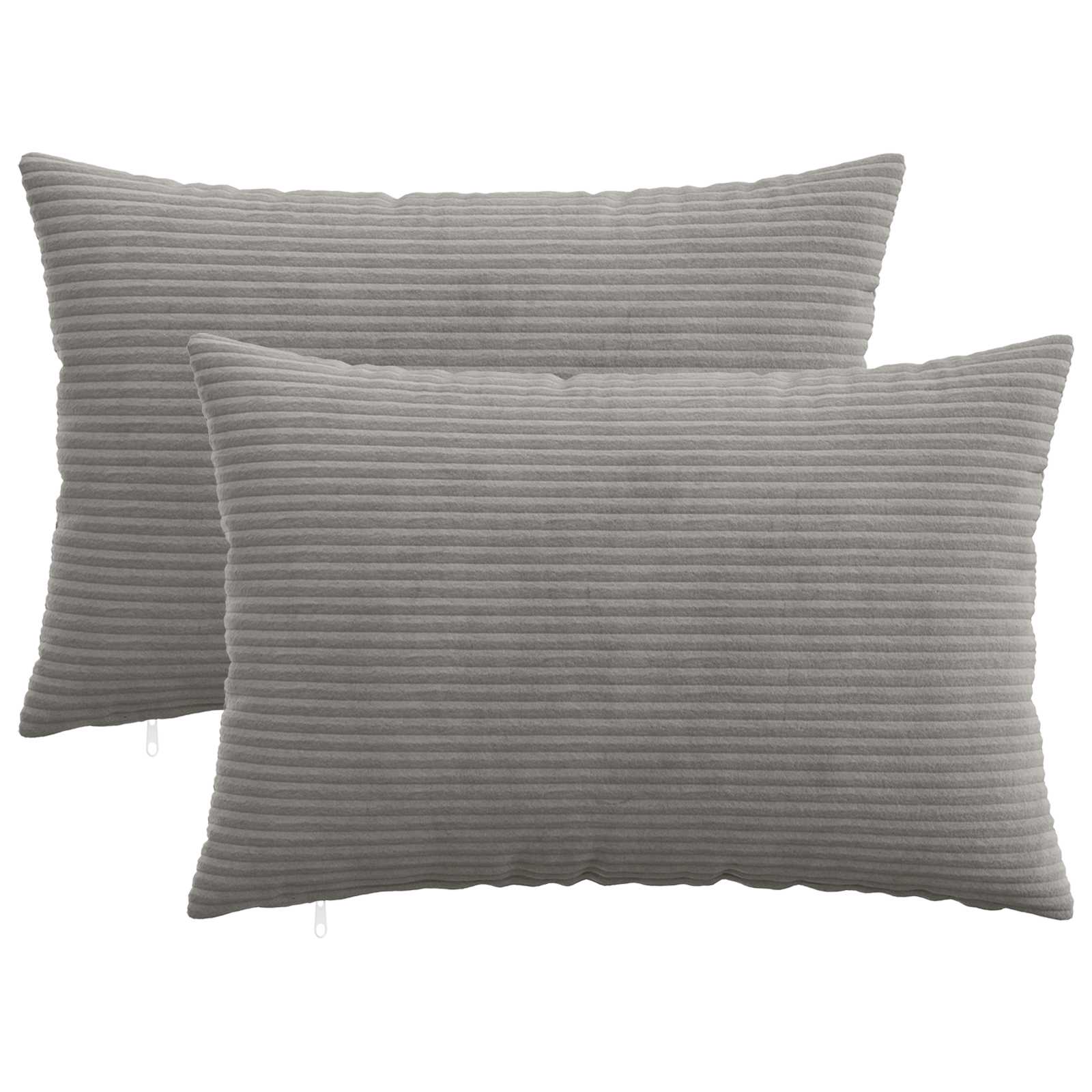 Housse De Coussin 2 Pcs Heerlen Vert Gris