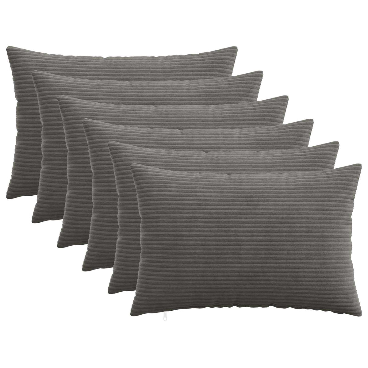Housse De Coussin 2 Pcs Heerlen Vert Gris