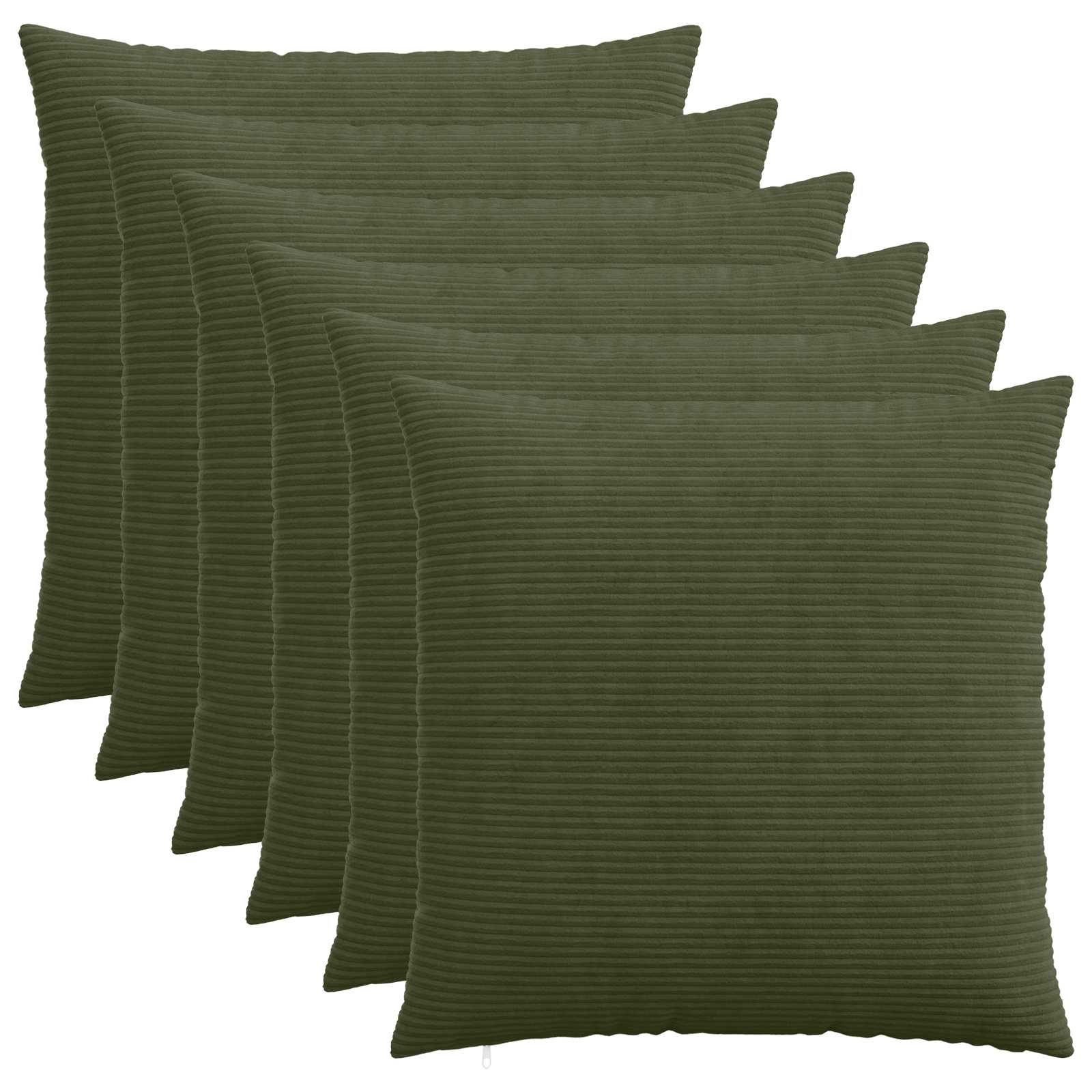 Housse De Coussin 2 Pcs Heerlen Vert Gris