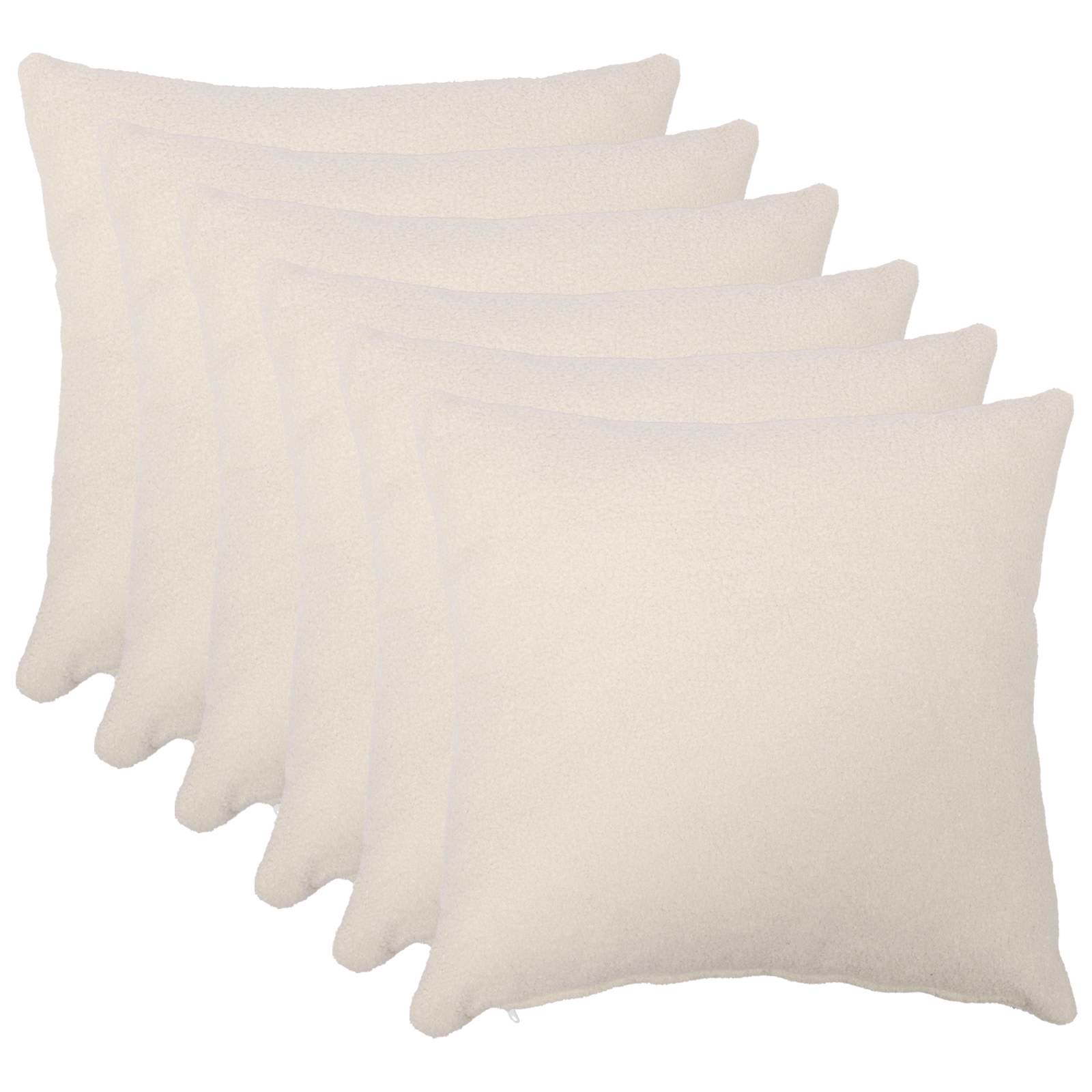 Housse De Coussin 2 Pcs Heerlen Bouclé