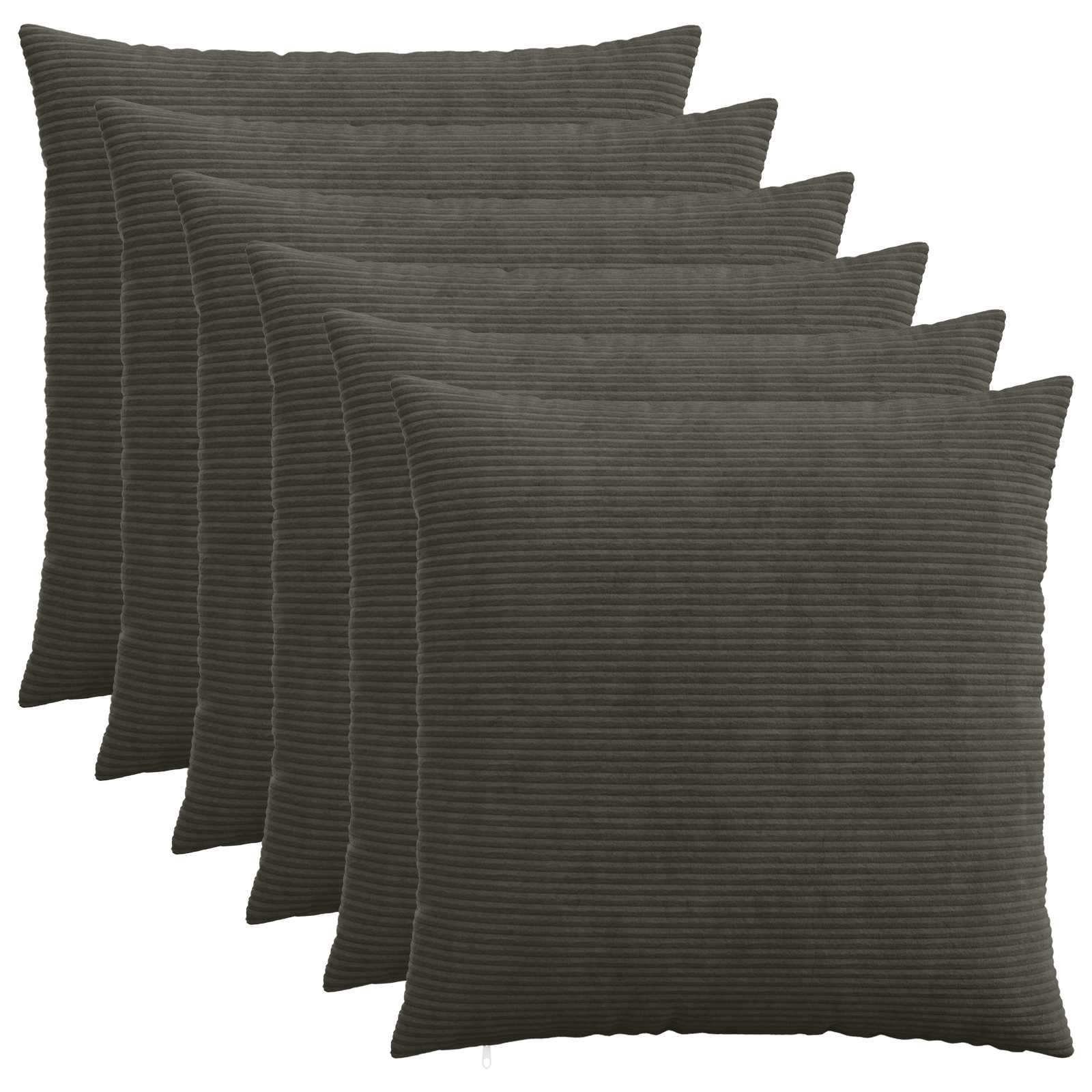 Housse De Coussin 2 Pcs Heerlen Vert Gris
