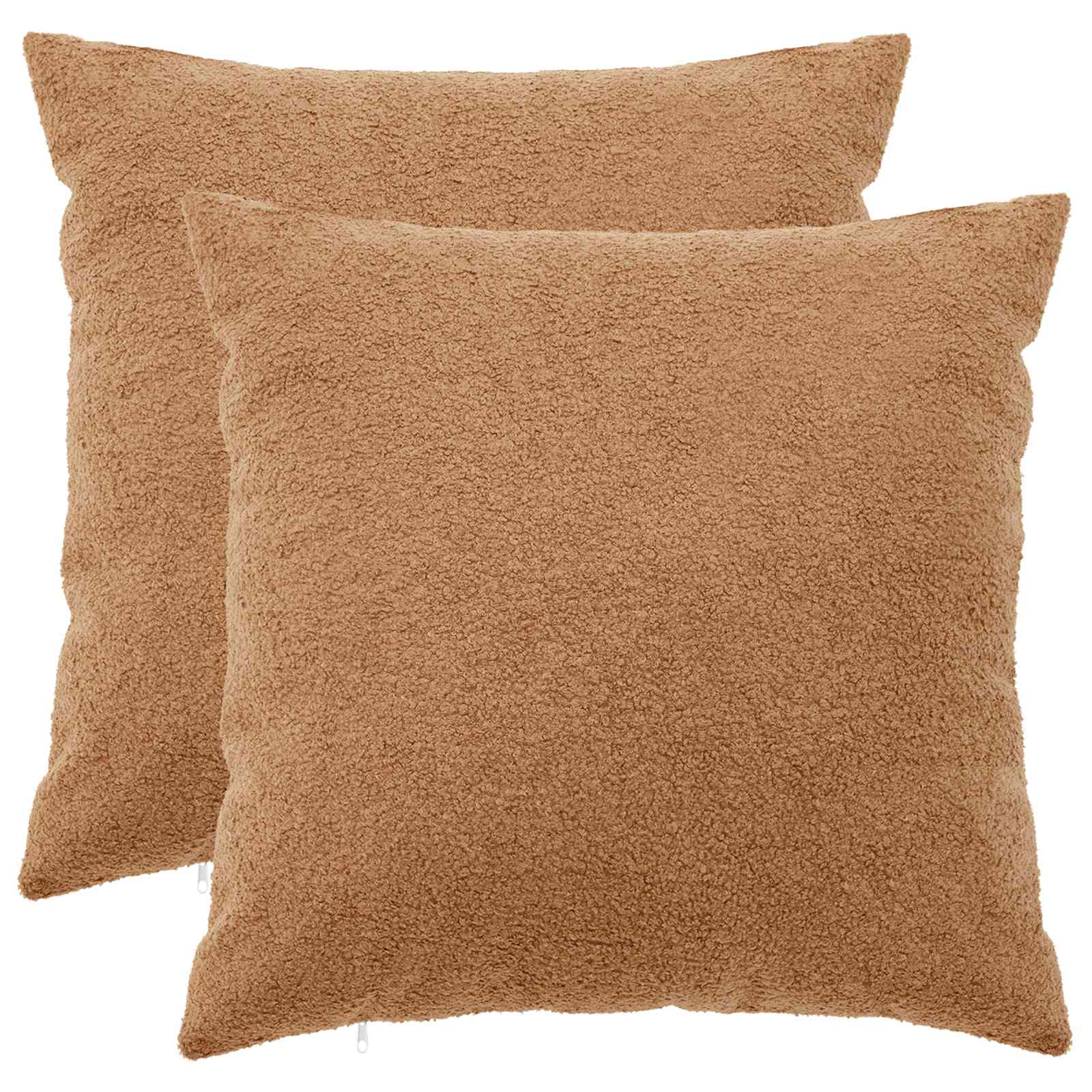 Housse De Coussin 2 Pcs Heerlen Bouclé