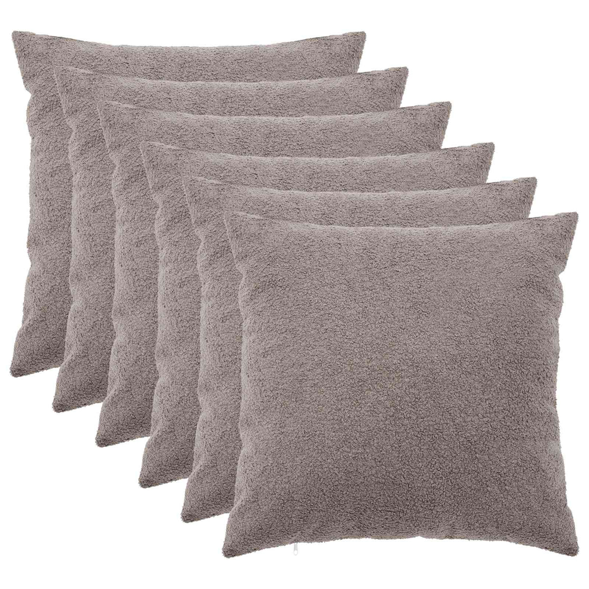 Housse De Coussin 2 Pcs Heerlen Bouclé