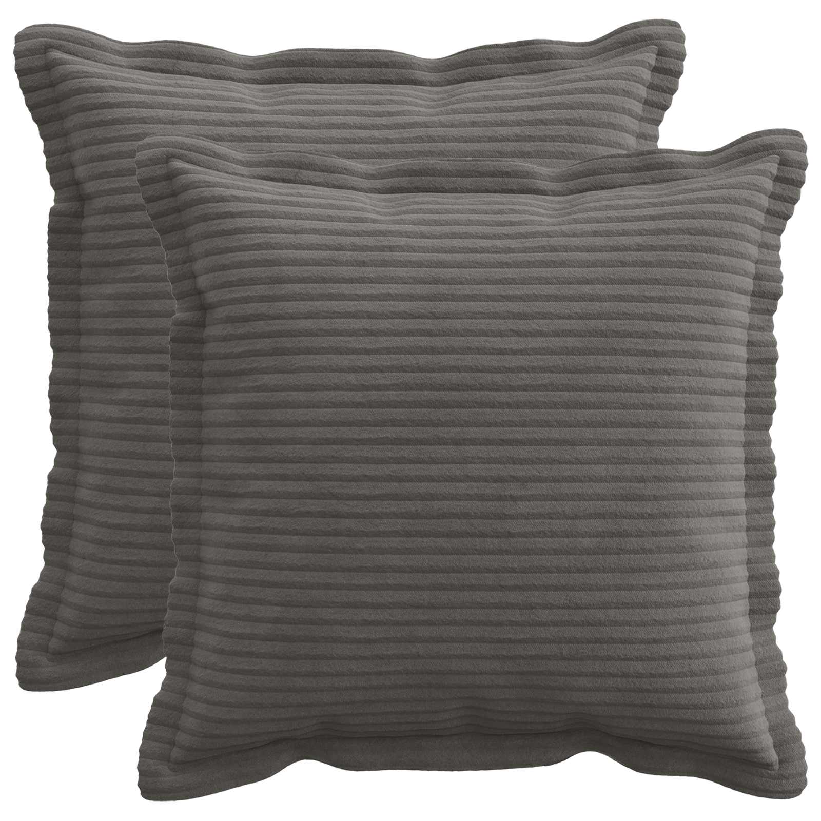 Housse De Coussin 6 Pc Houten Velours Côtelé