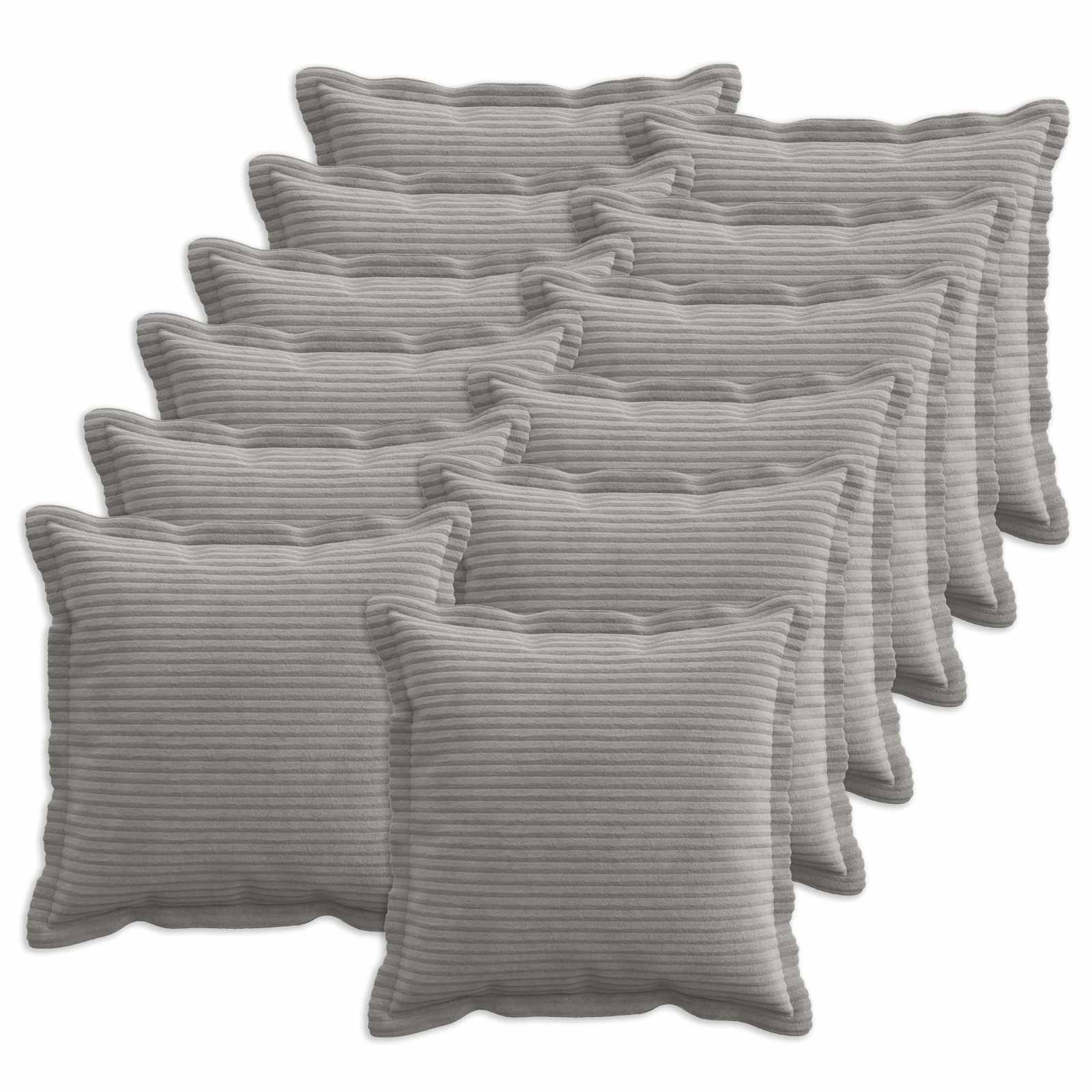 Housse De Coussin 6 Pc Houten Velours Côtelé