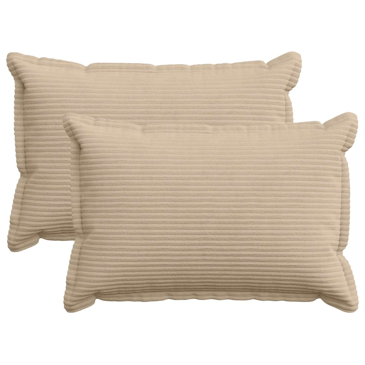 Housse De Coussin 6 Pc Houten Velours Côtelé
