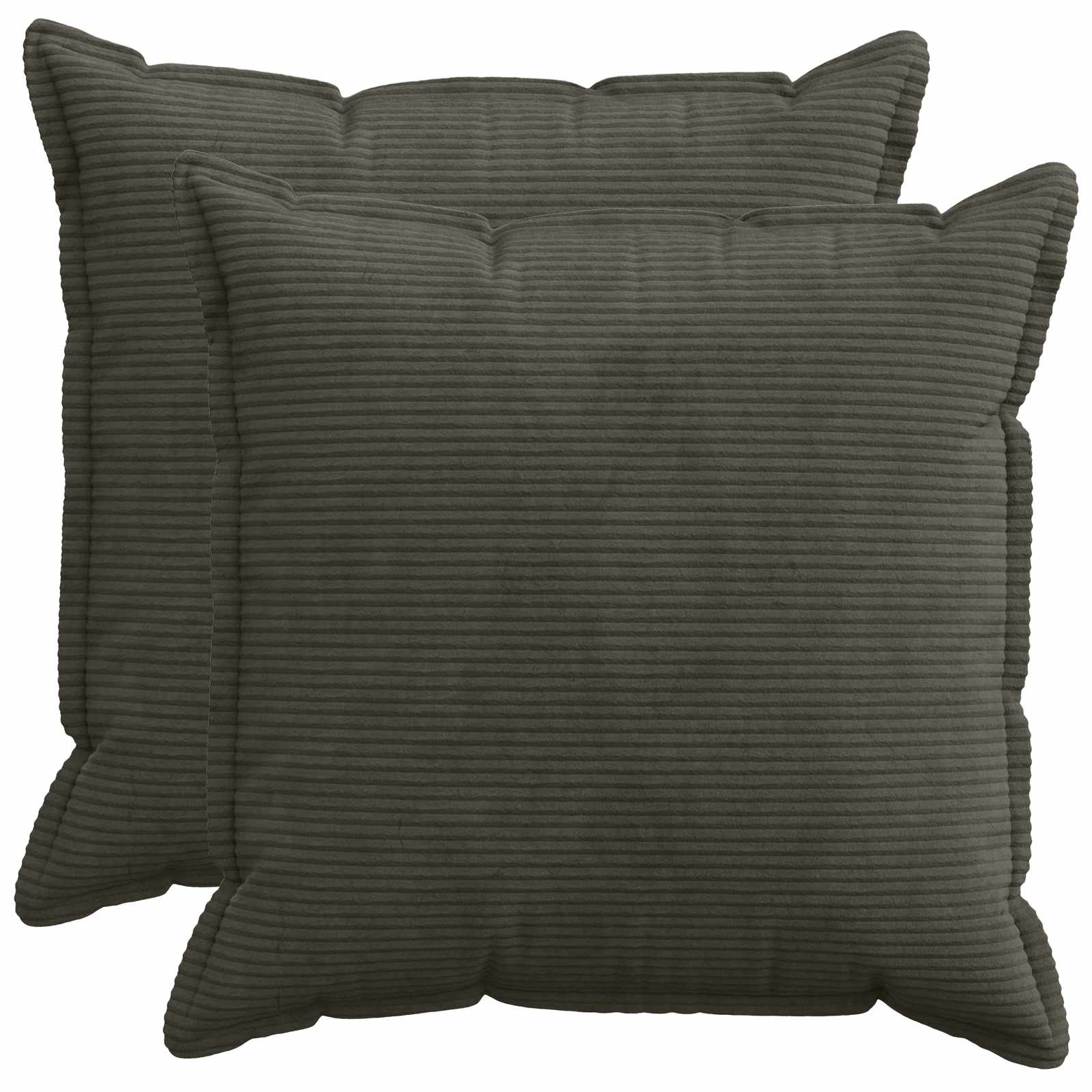 Housse De Coussin 6 Pc Houten Velours Côtelé