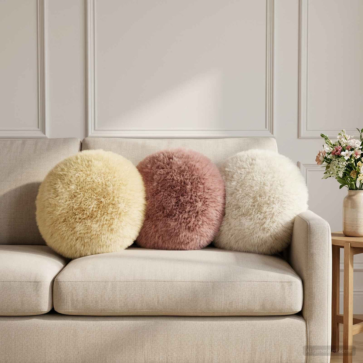 Housse De Coussin 6 Pcs Heerlen Fleece Pv
