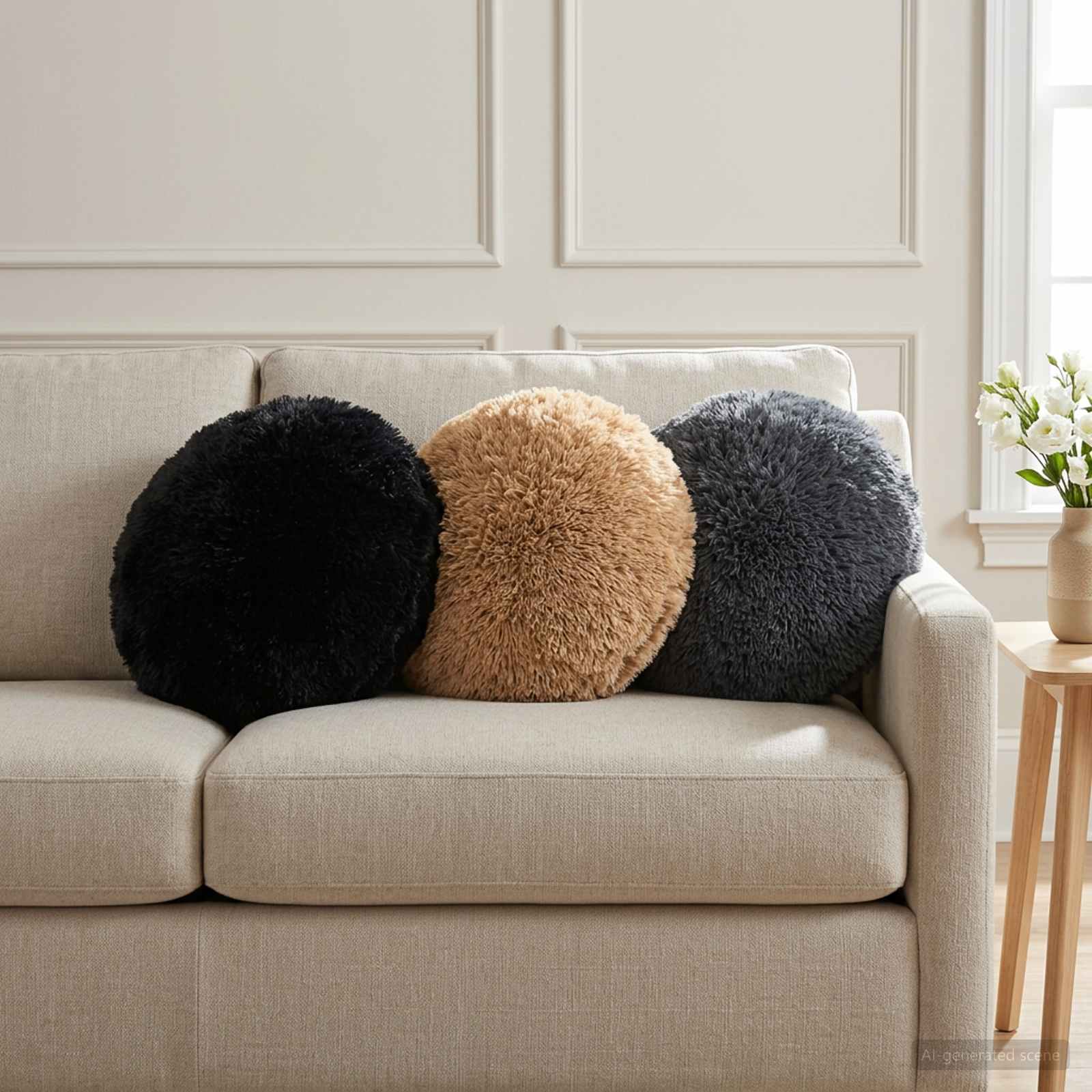 Housse De Coussin 6 Pcs Heerlen Fleece Pv