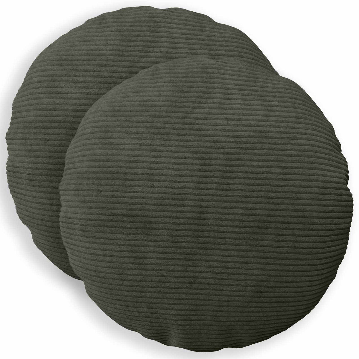 Housse De Coussin 2 Pcs Heerlen Vert Gris