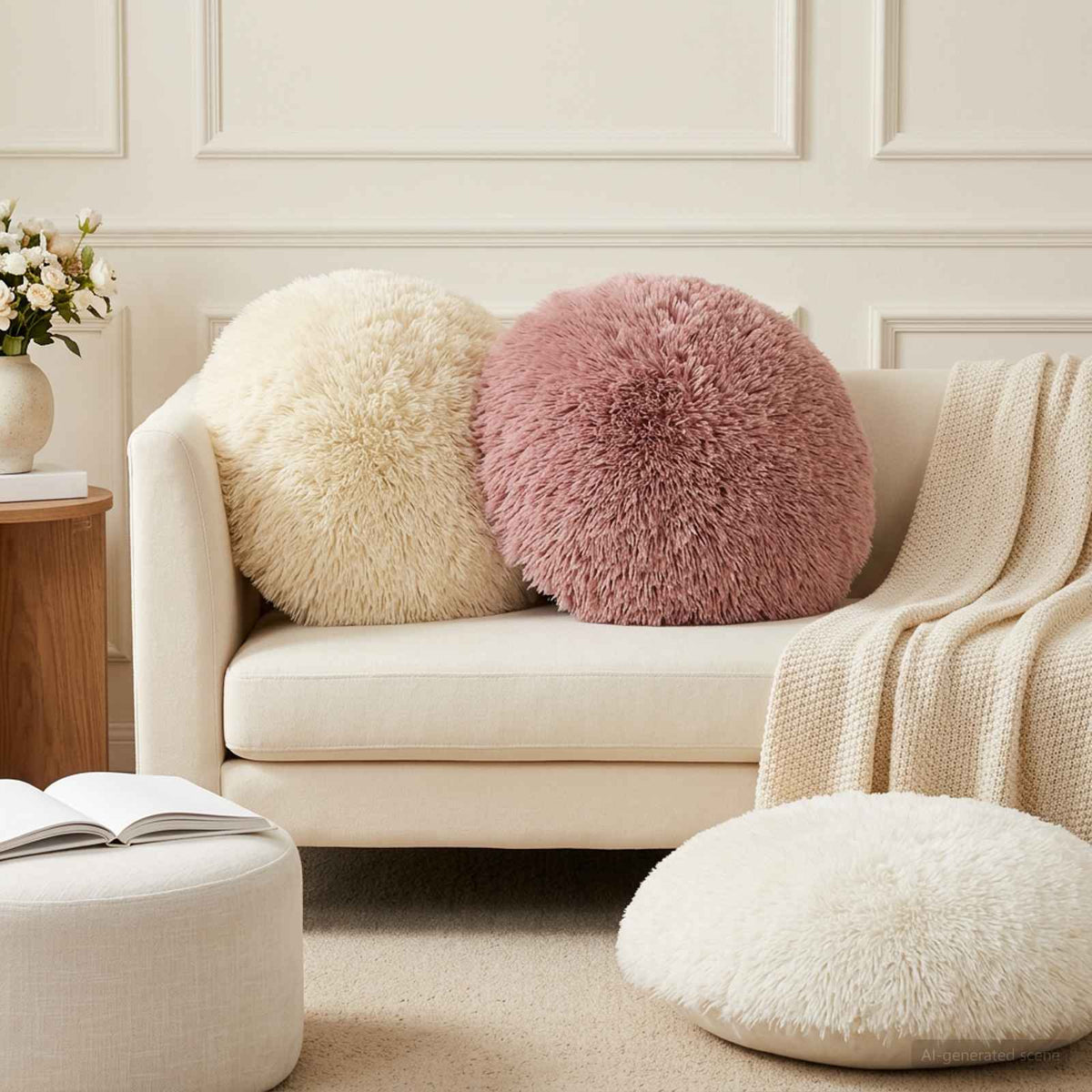 Housse De Coussin 6 Pcs Heerlen Fleece Pv