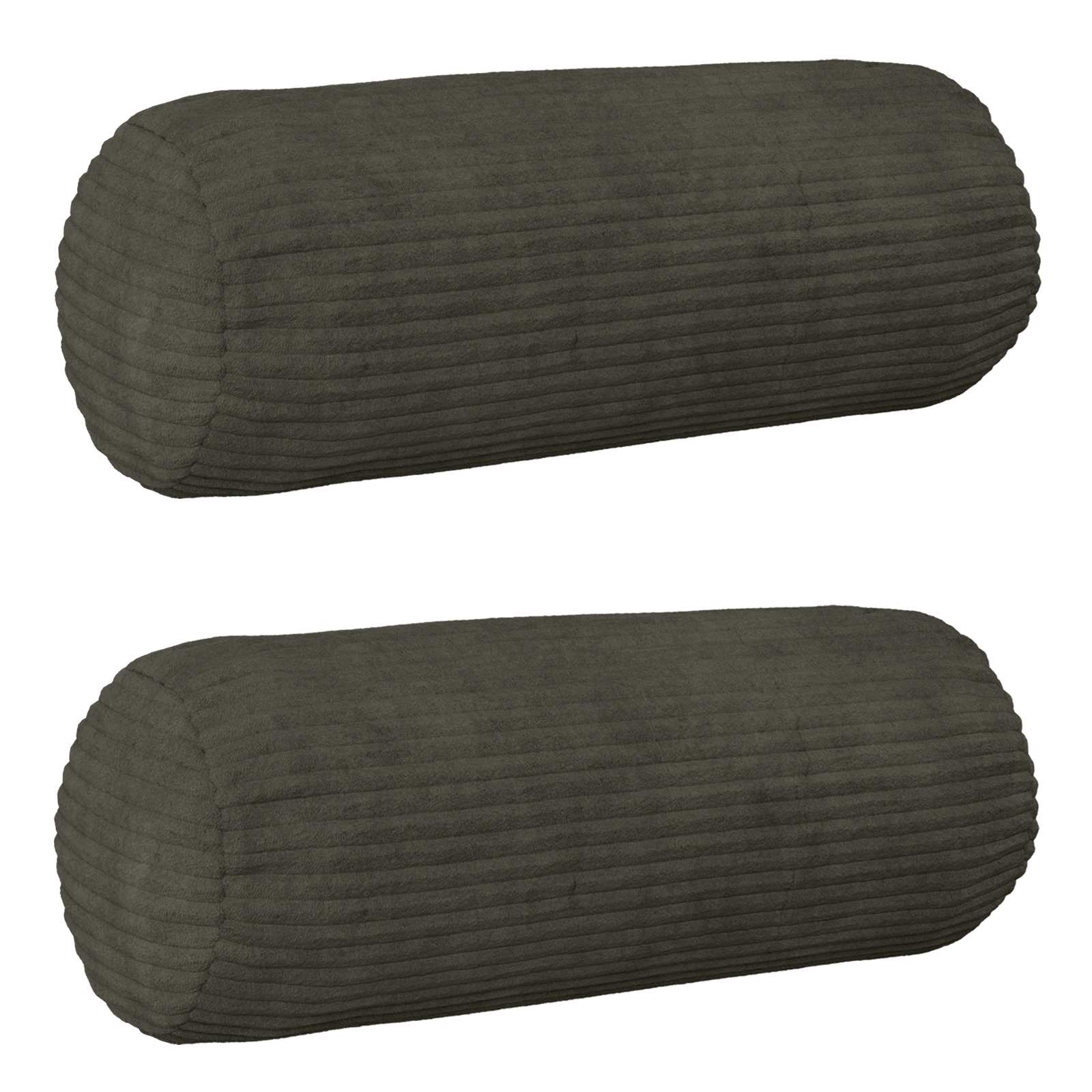Housse De Coussin 2 Pcs Heerlen Vert Gris
