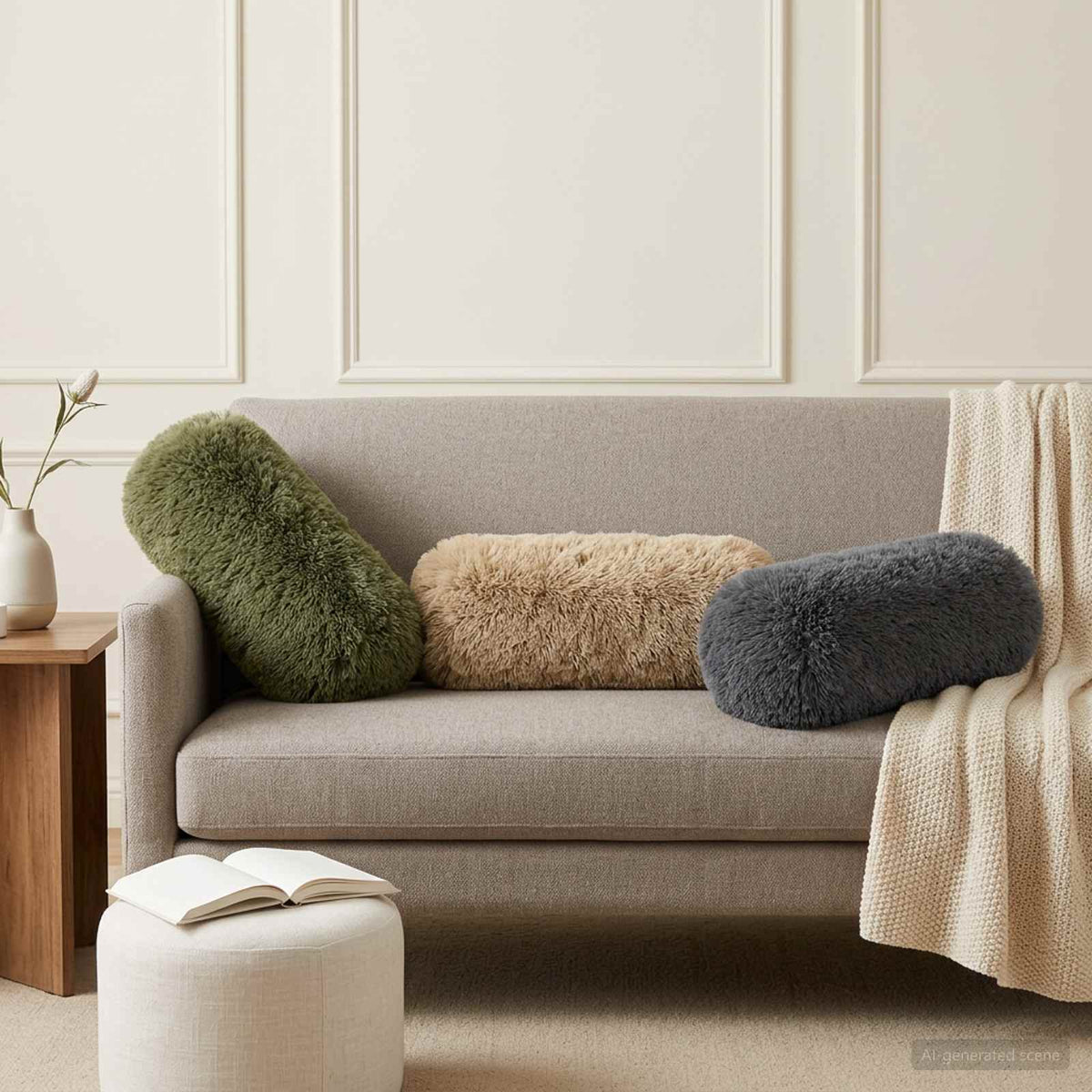 Housse De Coussin 6 Pcs Heerlen Fleece Pv