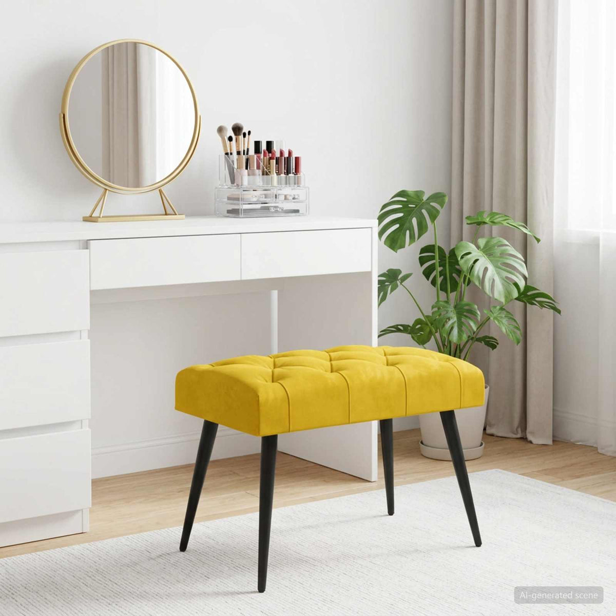 Banc Avec Capitonnage Bouton