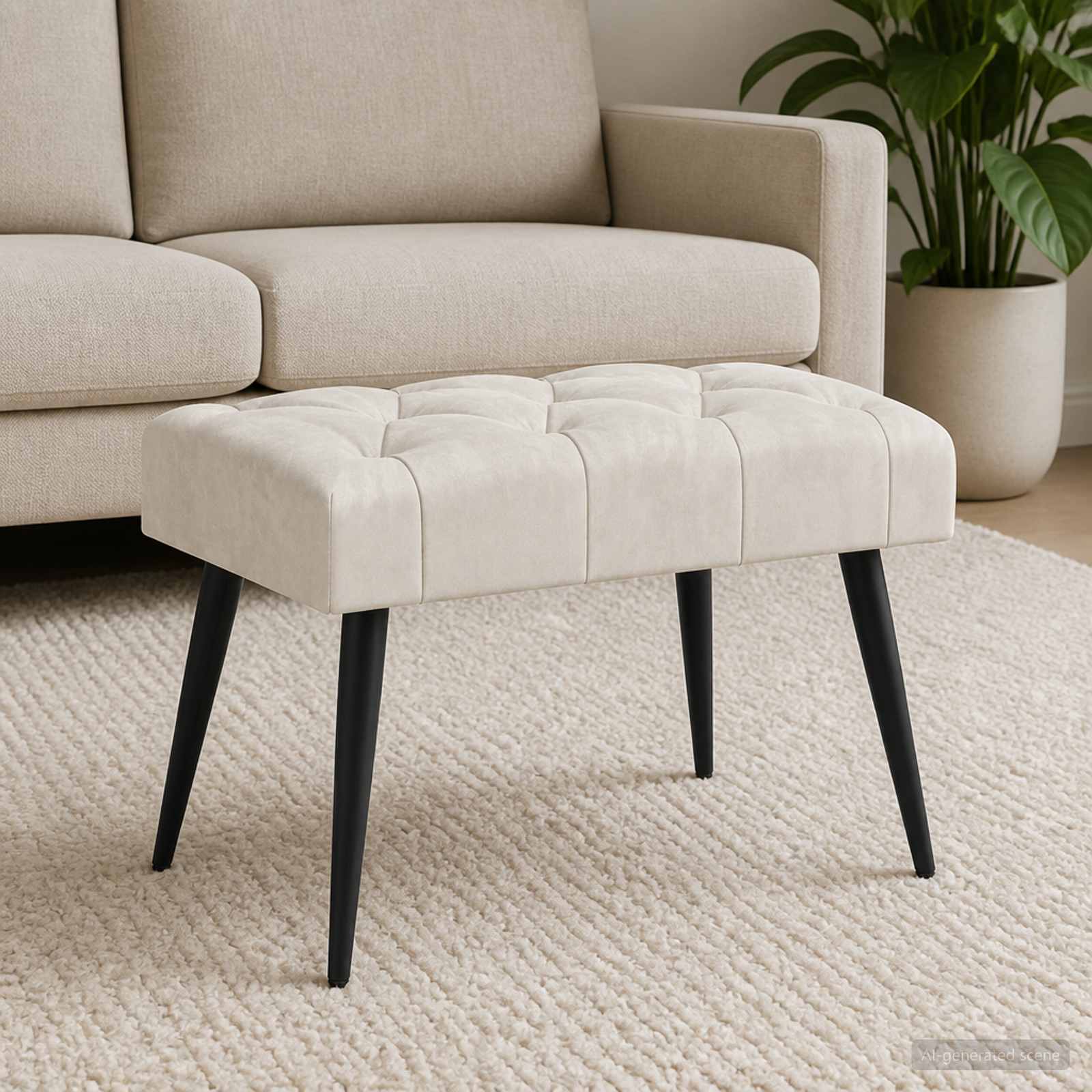 Banc Avec Capitonnage Bouton