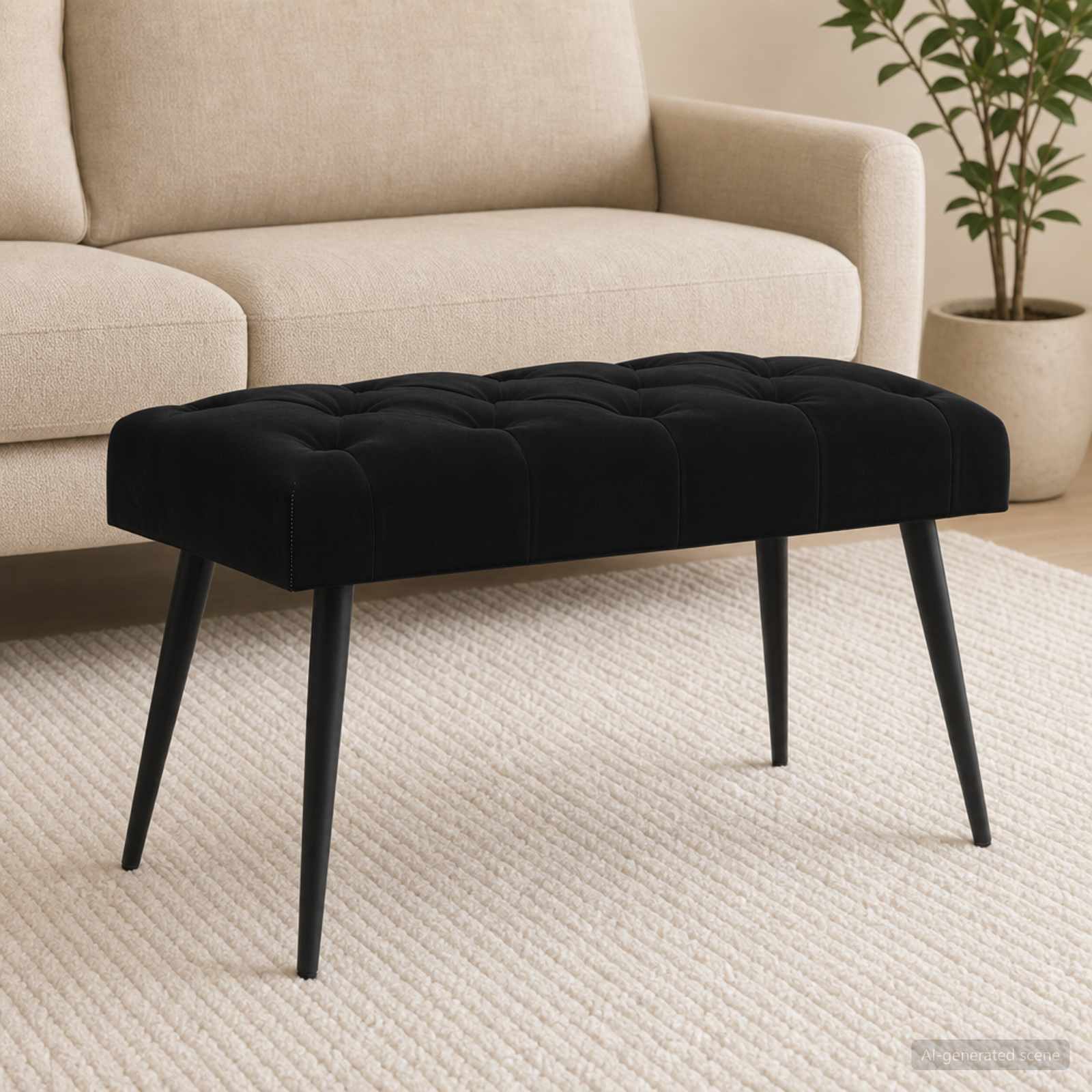 Banc Avec Capitonnage Bouton