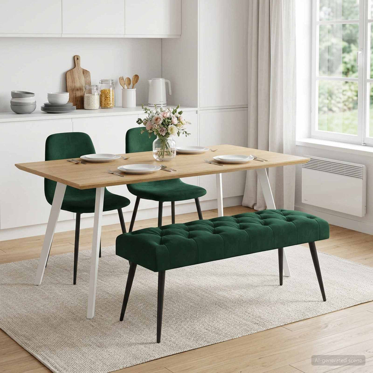 Banc Avec Capitonnage Bouton
