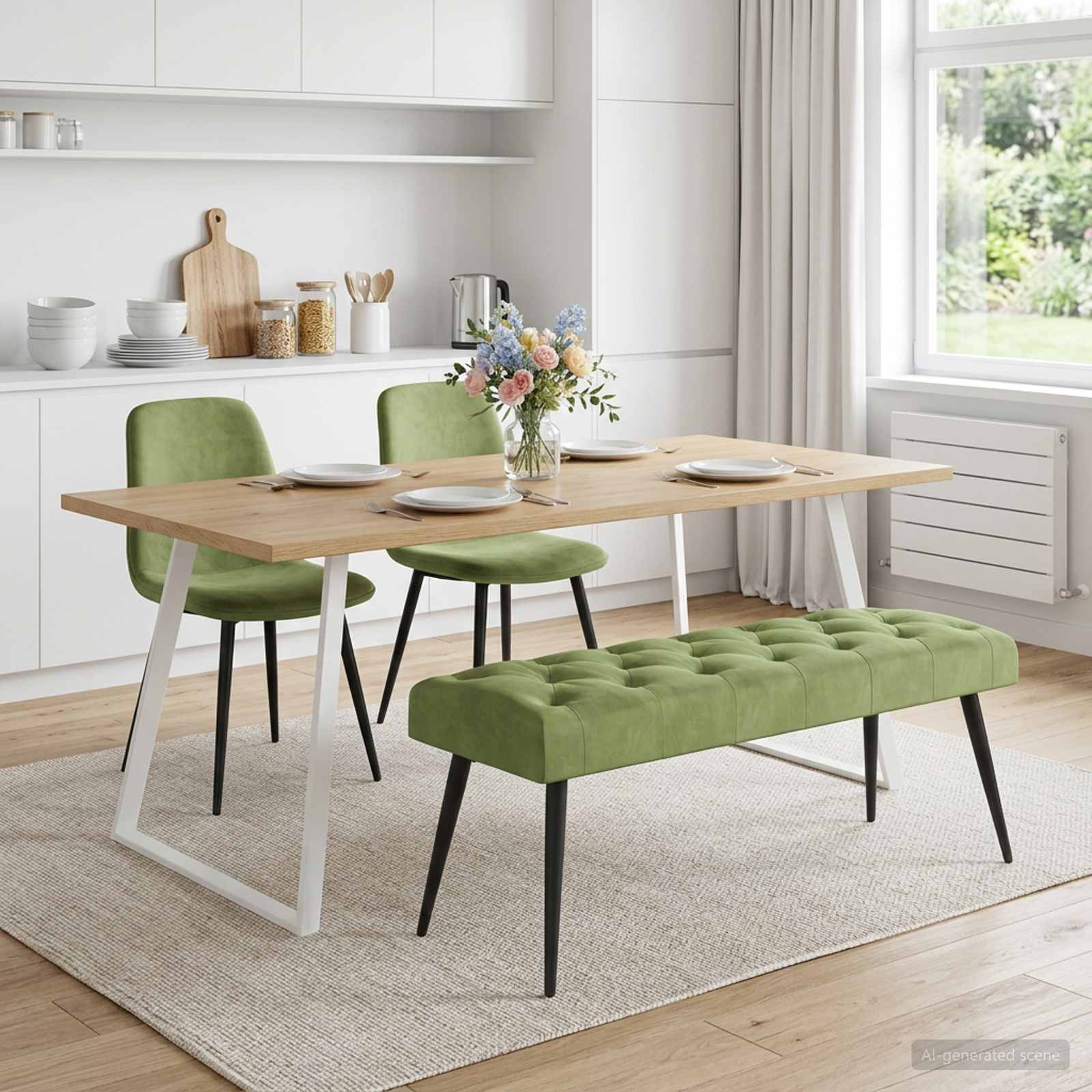 Banc Avec Capitonnage Bouton