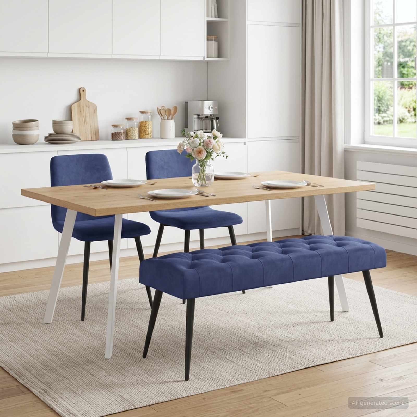 Banc Avec Capitonnage Bouton