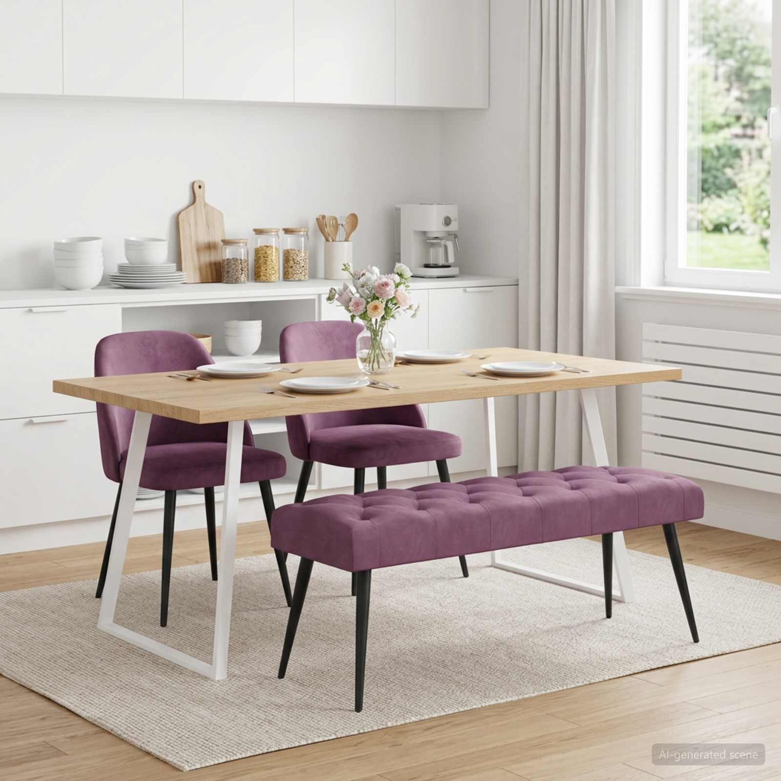 Banc Avec Capitonnage Bouton