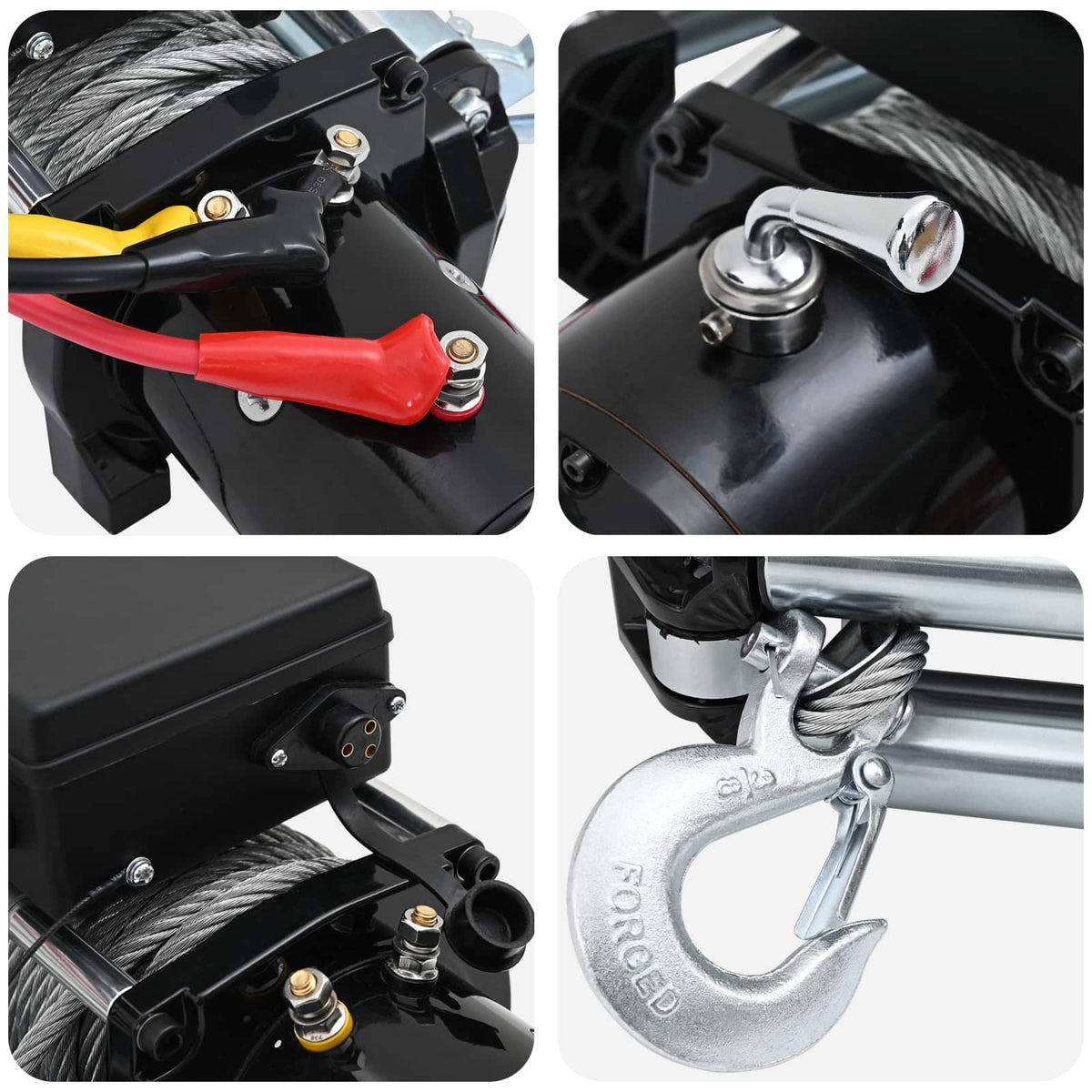 Treuil Électrique Pvc Noir