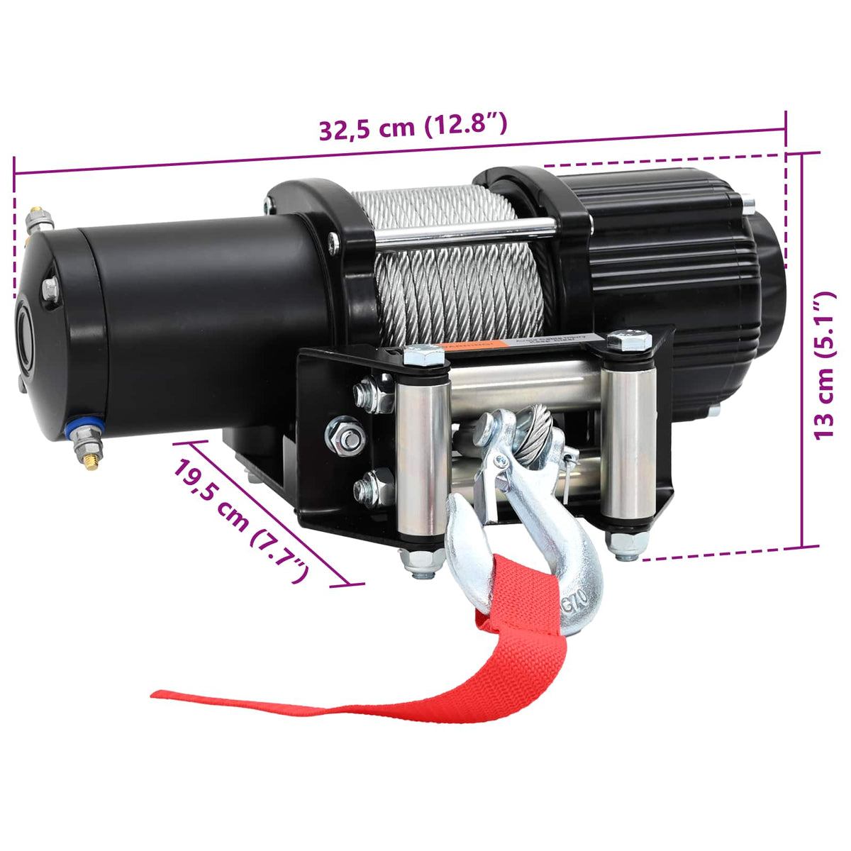 Treuil Électrique Pvc Noir