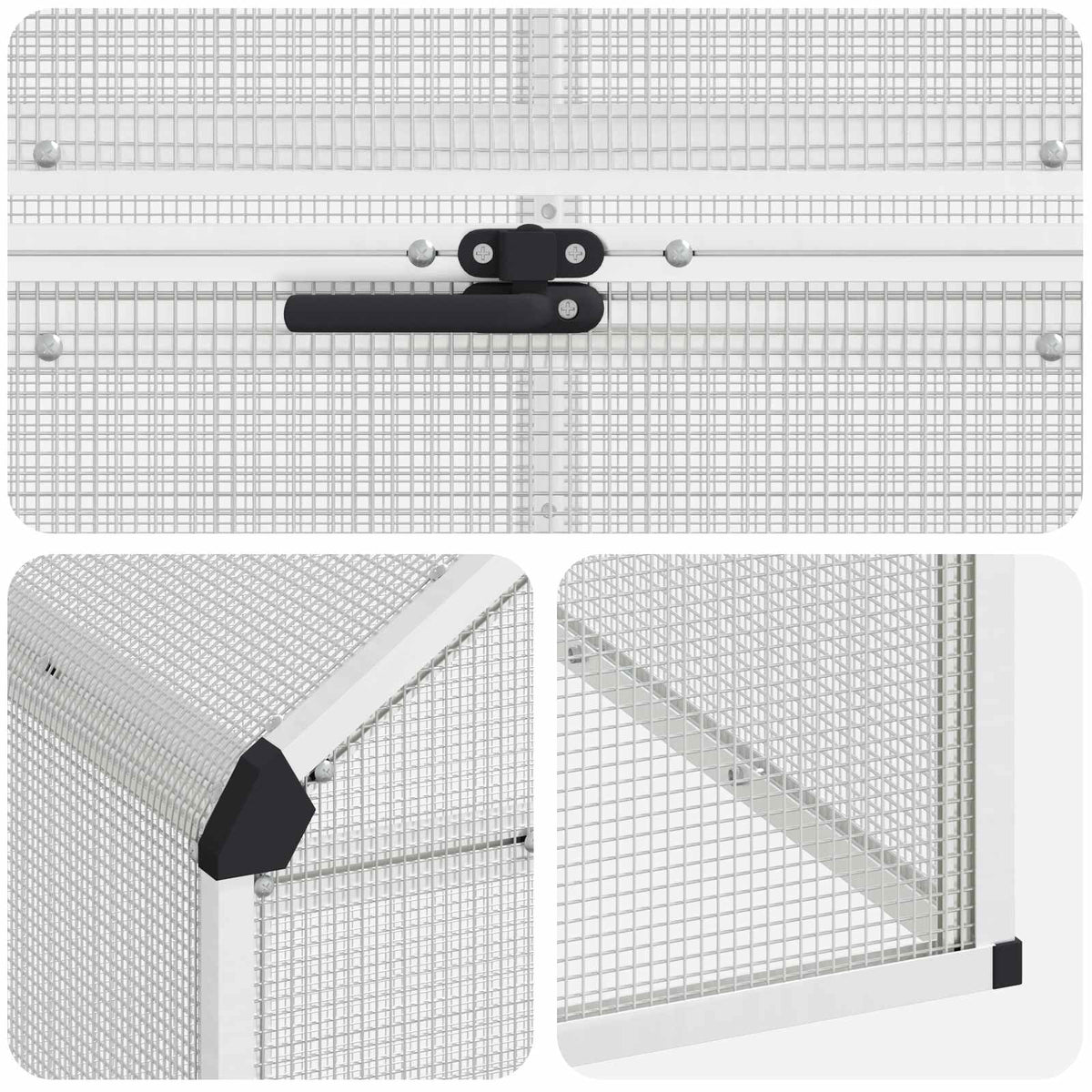 Cage Pour Oiseaux 181,5 X 112 X 173,5 Cm