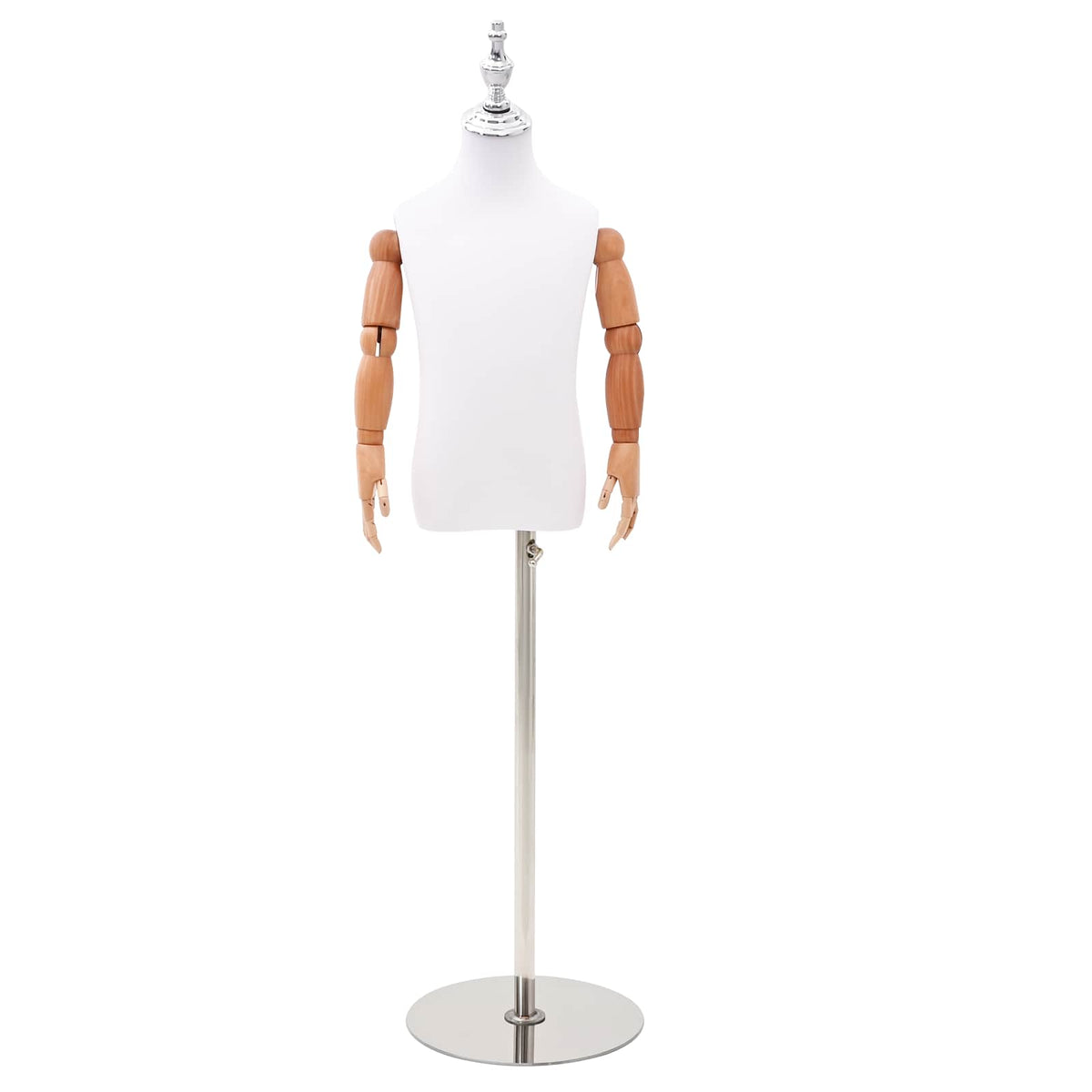 Mannequin Ajustable De 120-157 Cm Avec Base Unisexe Pp