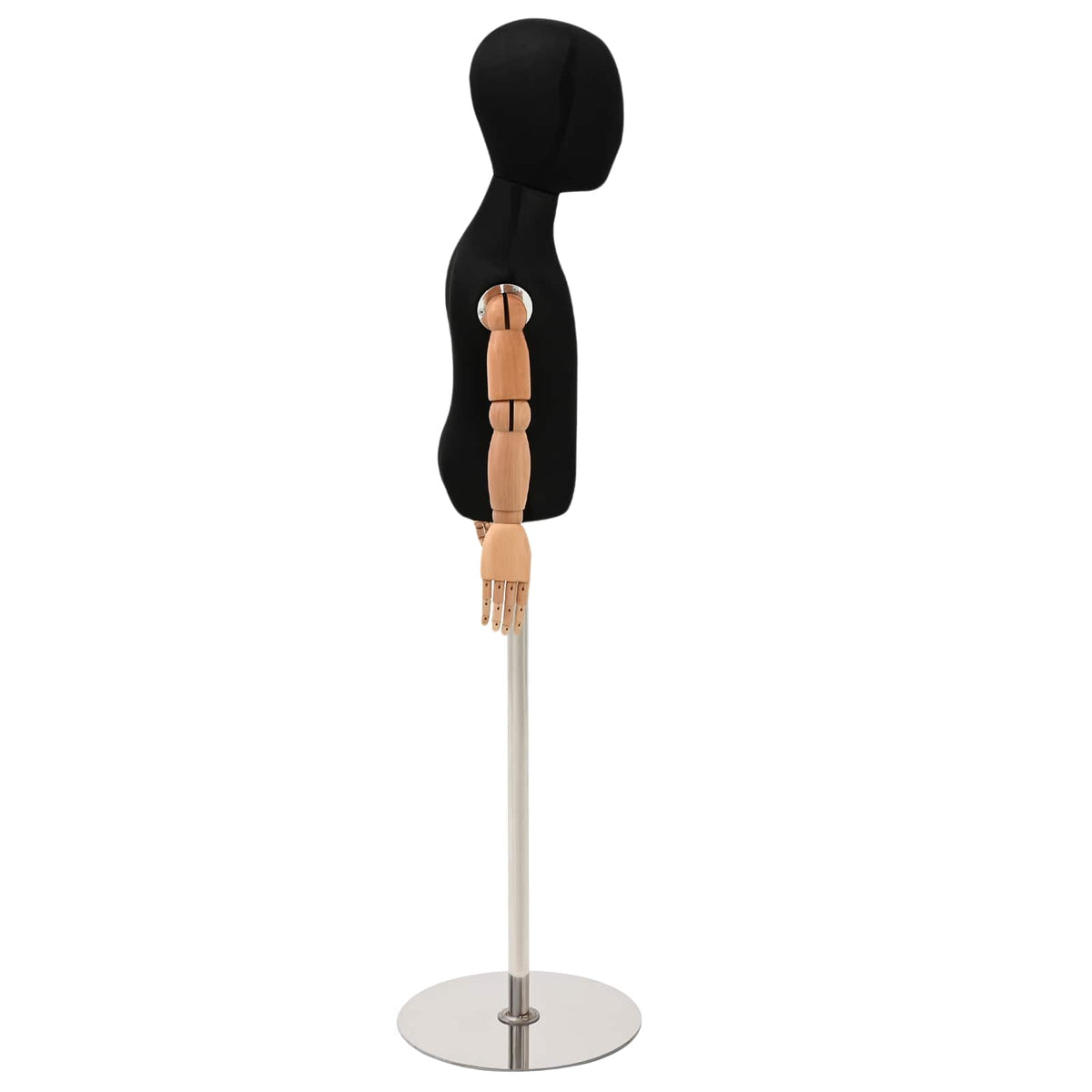 Mannequin Ajustable De 120-157 Cm Avec Base Unisexe Pp