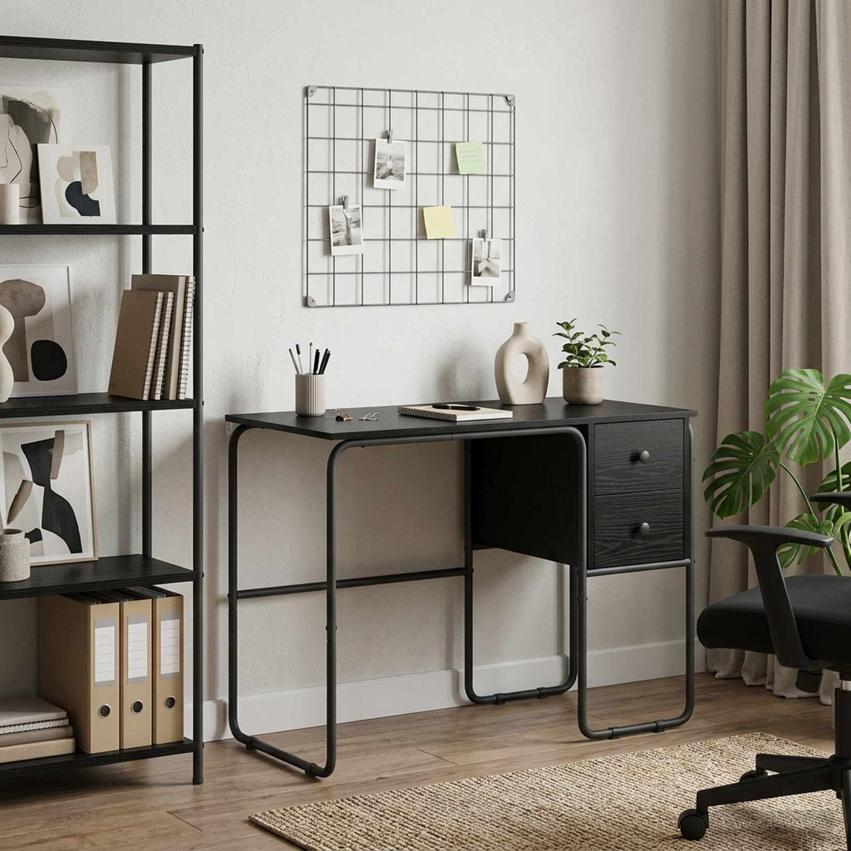 Bureau Avec Rangement 100 X 50 X 75 Cm