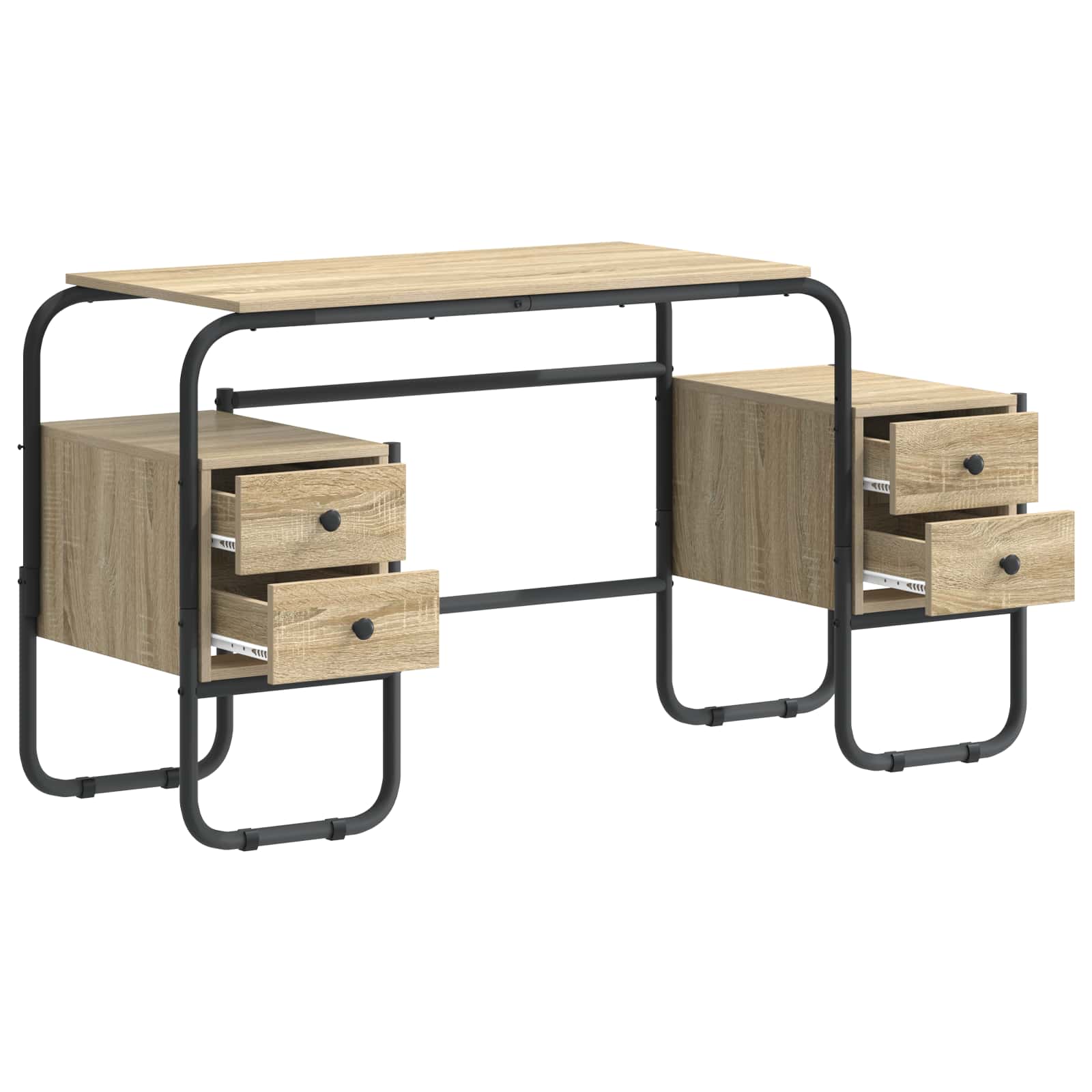 Bureau Avec Rangement 145 X 50 X 75 Cm