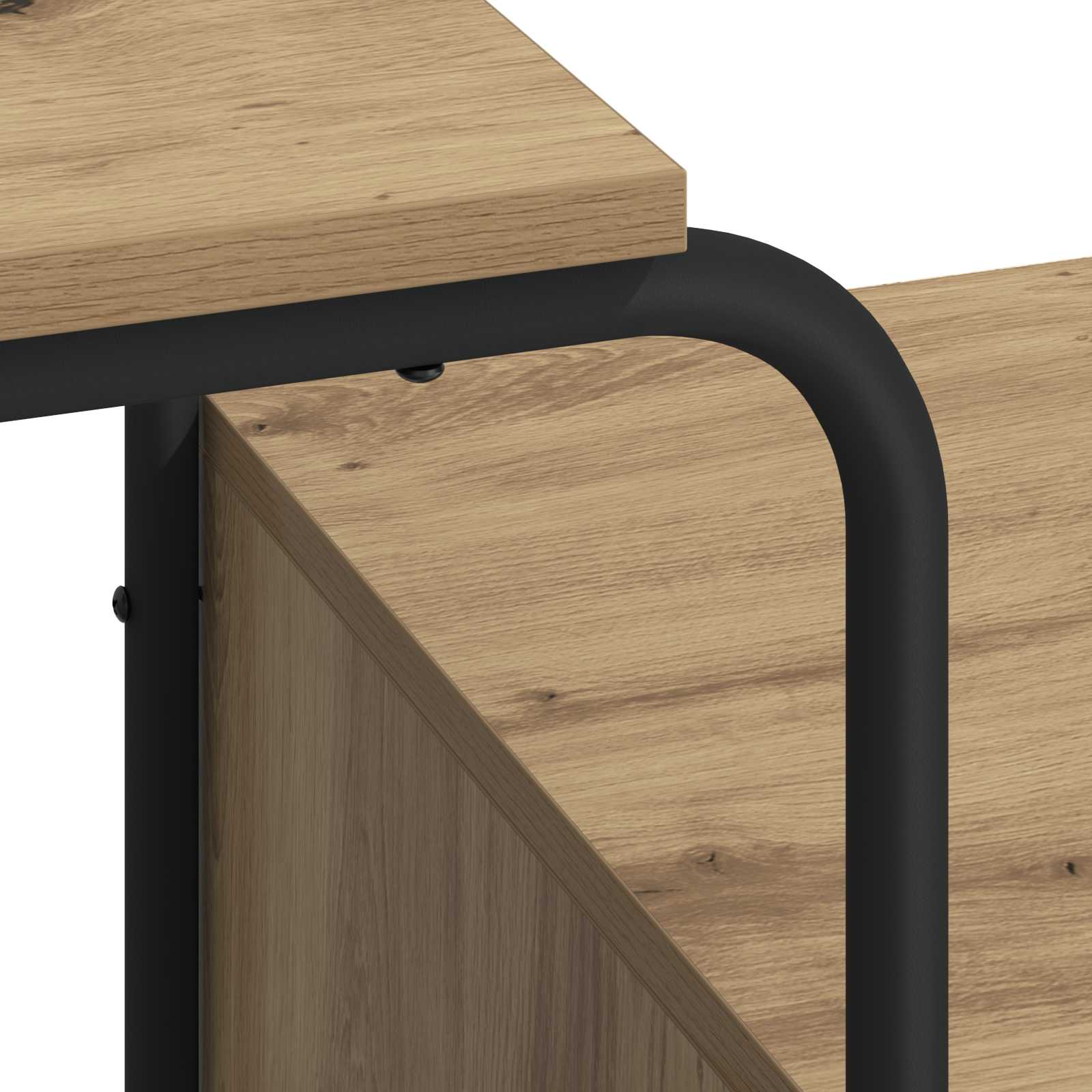 Bureau Avec Rangement 131,5 X 50 X 75,5 Cm