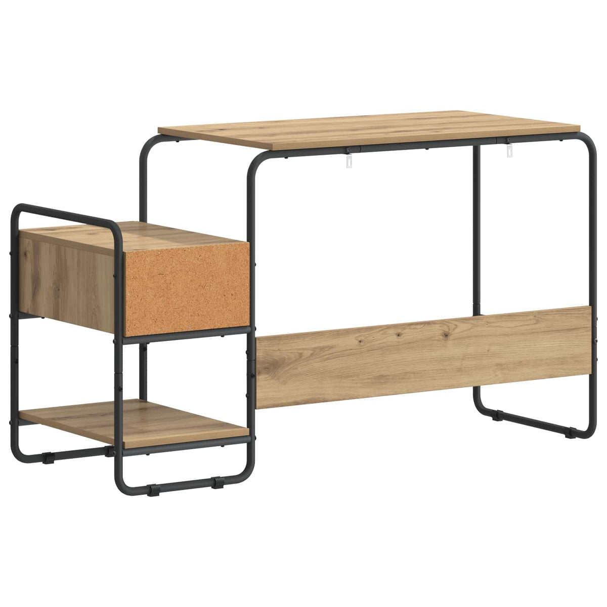 Bureau Avec Rangement 131,5 X 50 X 75,5 Cm