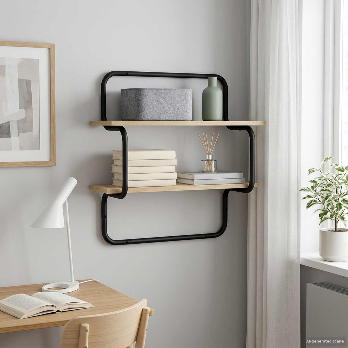 Étagère Murale À 40 X 24,5 X 104 Cm