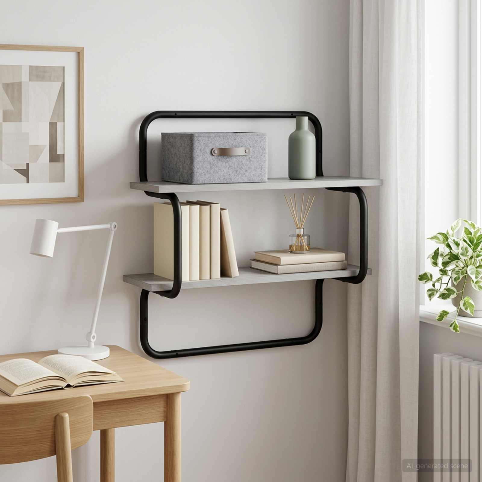 Étagère Murale À 40 X 24,5 X 104 Cm