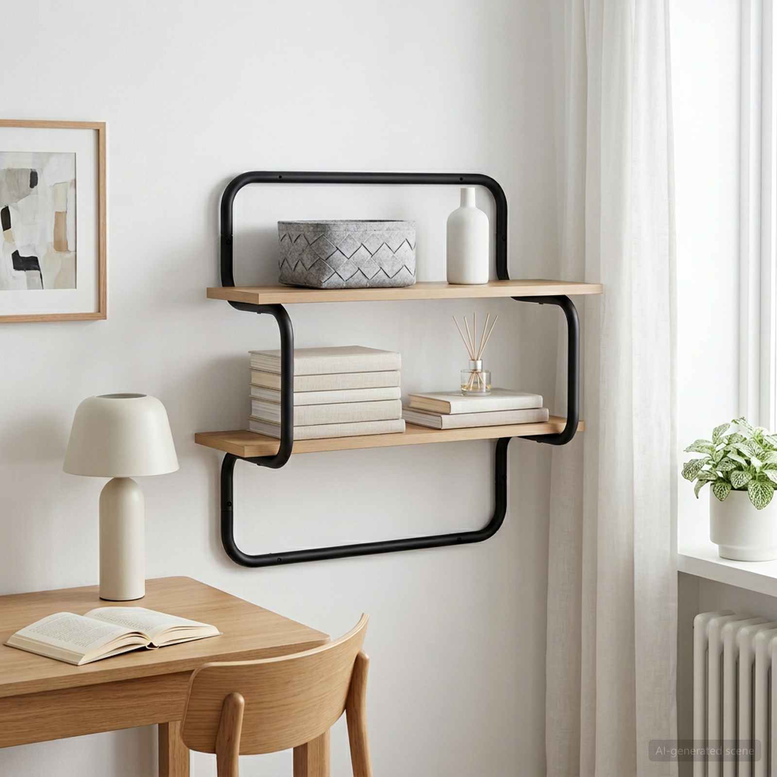 Étagère Murale À 40 X 24,5 X 104 Cm