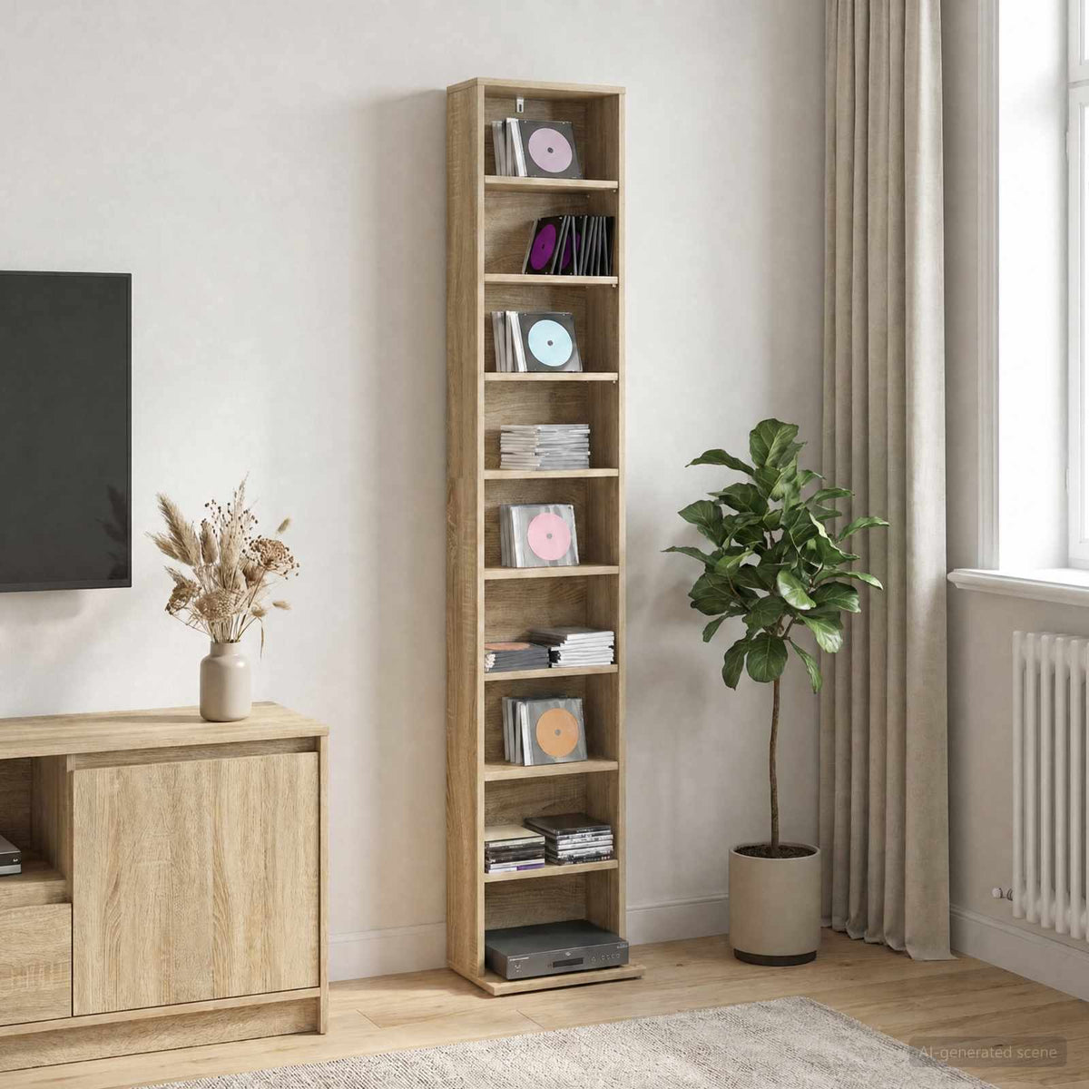 Meuble Cd Bois D'ingénierie