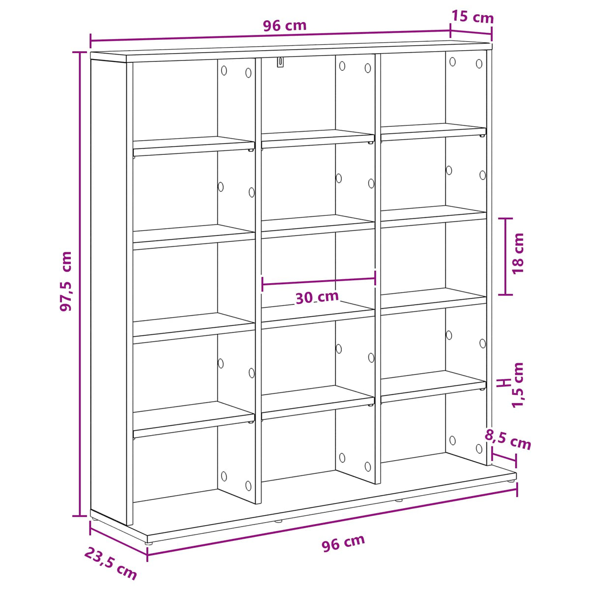 Meuble Cd Bois D'ingénierie
