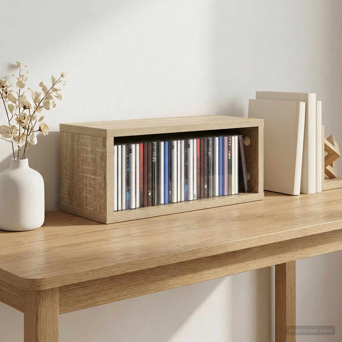Rack De Rangement Pour Cd 4 Pc 40 X 17 X 17 Cm