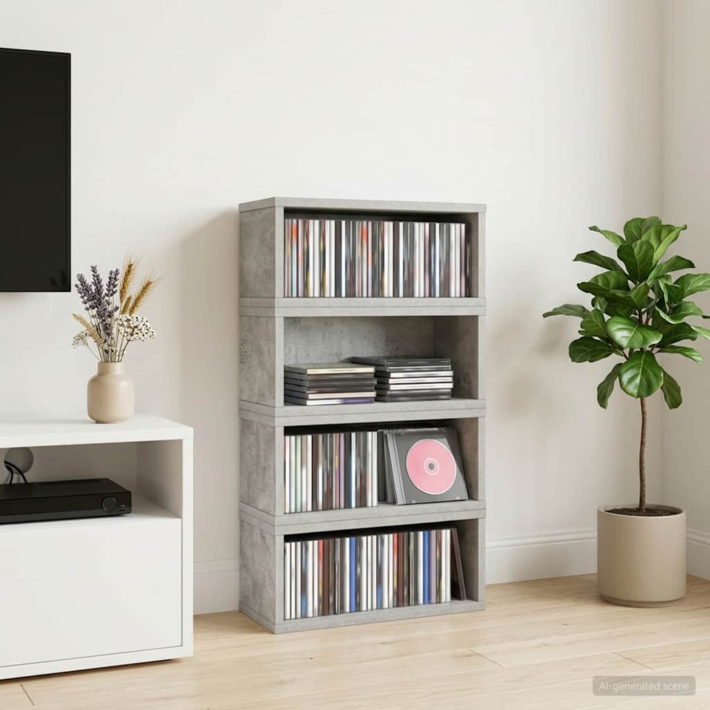 Rack De Rangement Pour Cd 4 Pc 40 X 17 X 17 Cm