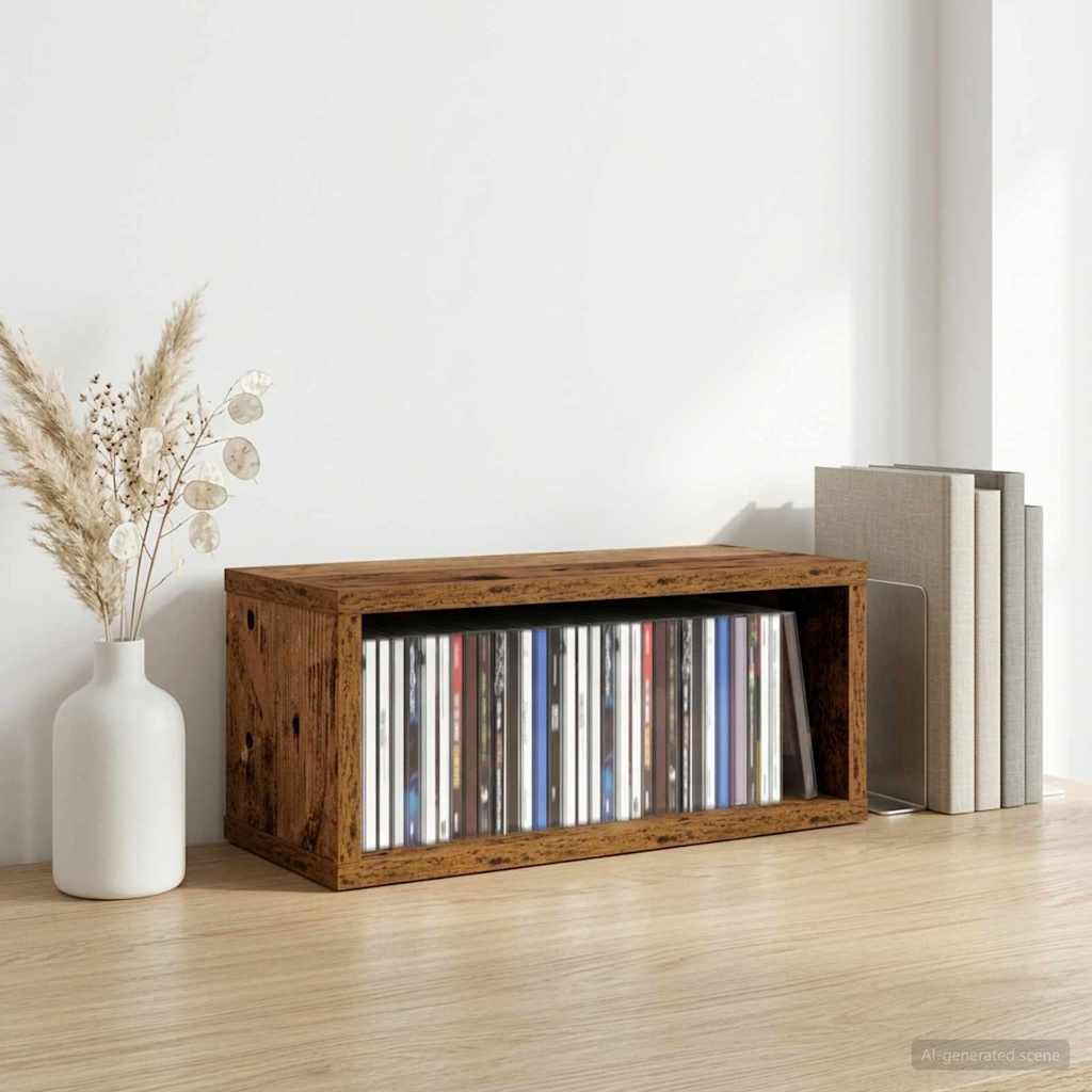 Rack De Rangement Pour Cd 4 Pc 40 X 17 X 17 Cm