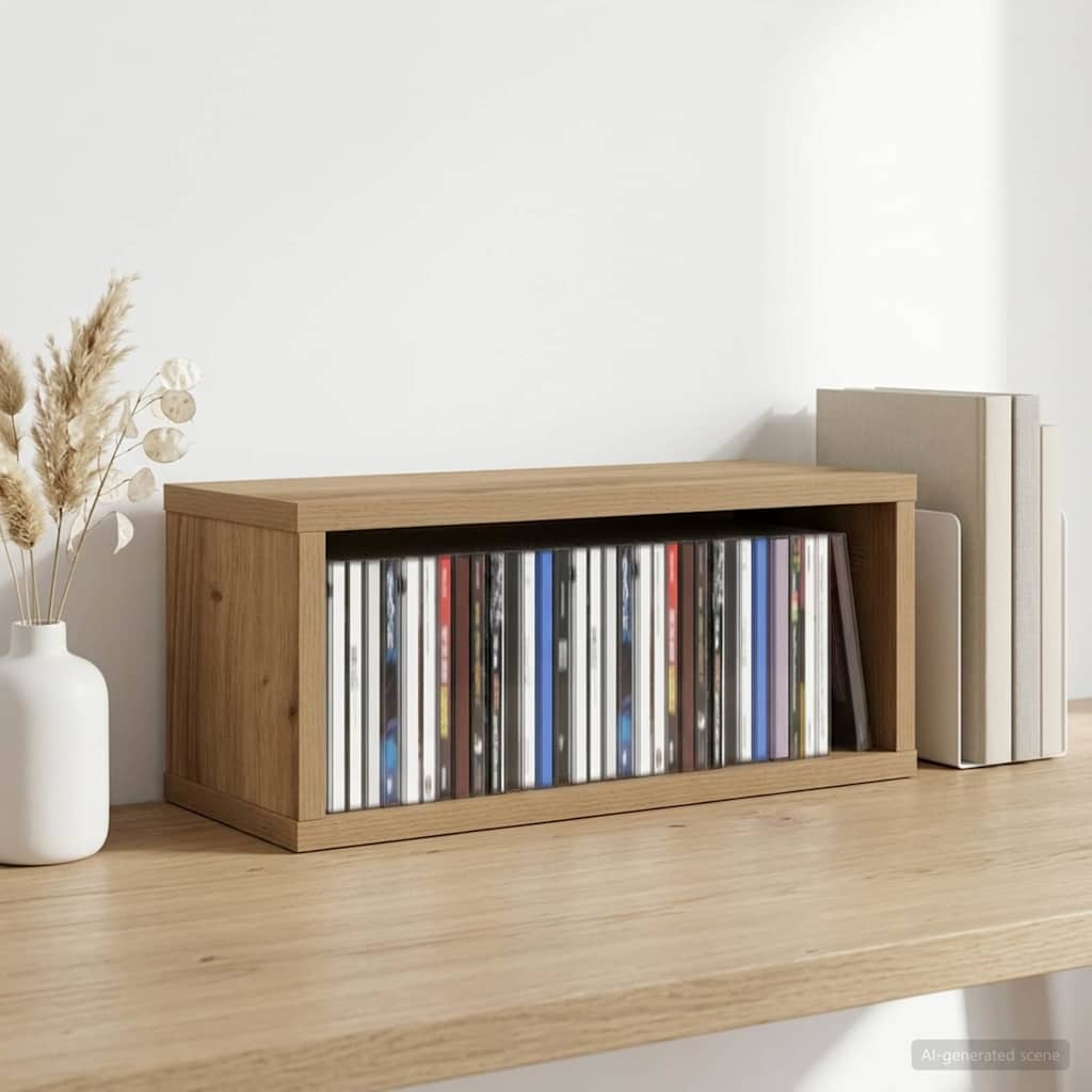 Rack De Rangement Pour Cd 4 Pc 40 X 17 X 17 Cm
