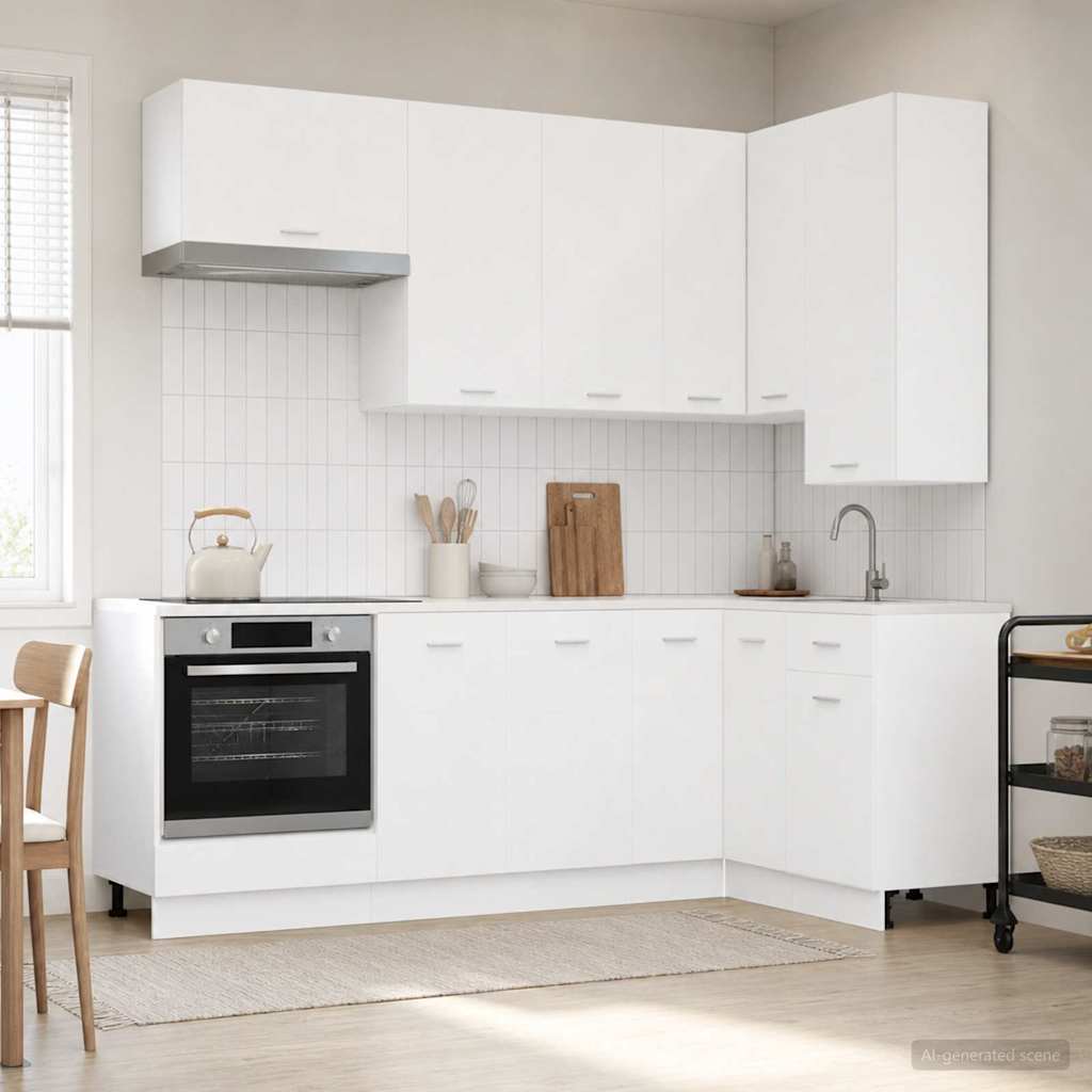 Unité De Cuisine Lyon 8 Pc Bois D'ingénierie
