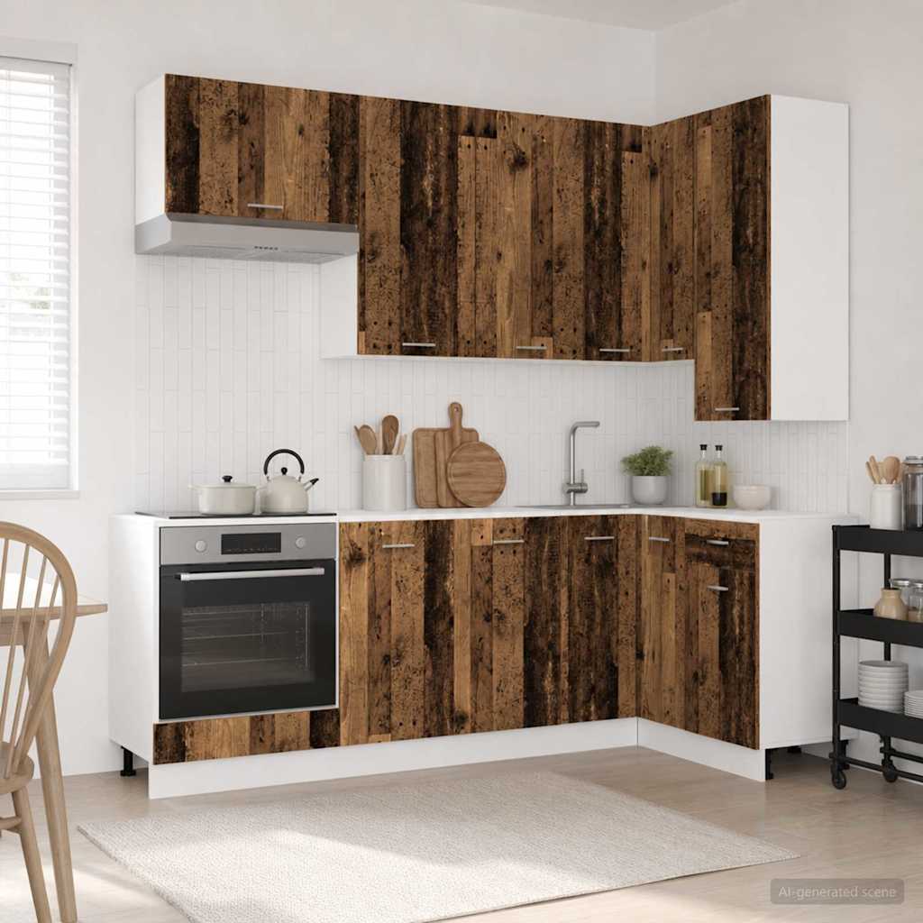 Unité De Cuisine Lyon 8 Pc Bois D'ingénierie