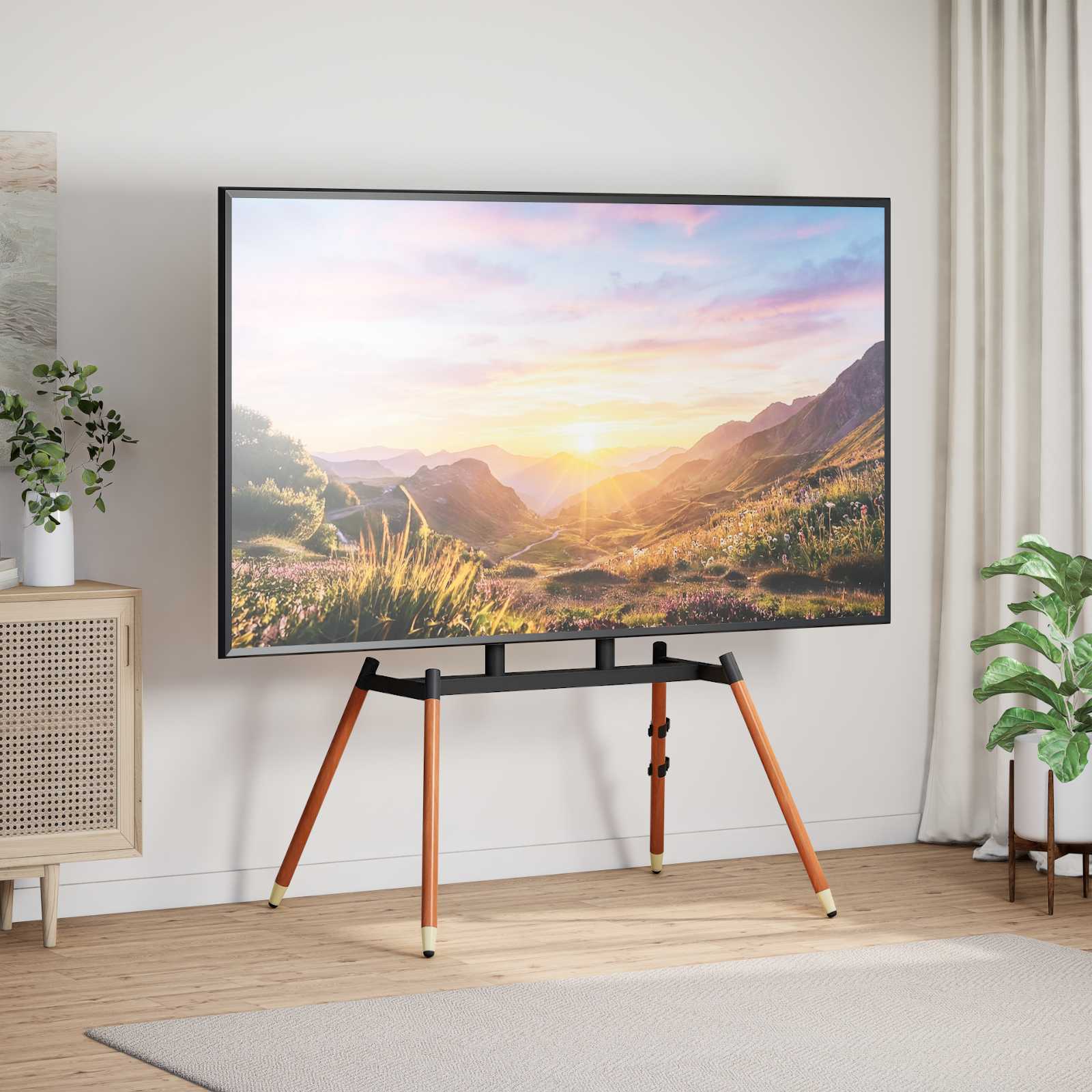 Support Tv Sur Chevalet Pour 37-86 Inch Screen 60 Kg