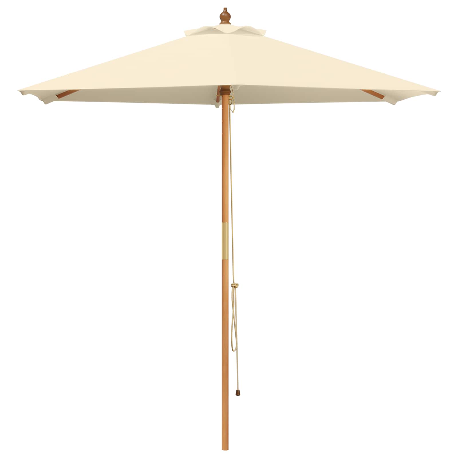 Ensemble De Salle À Manger D'extérieur Avec Parasol 6 Pc
